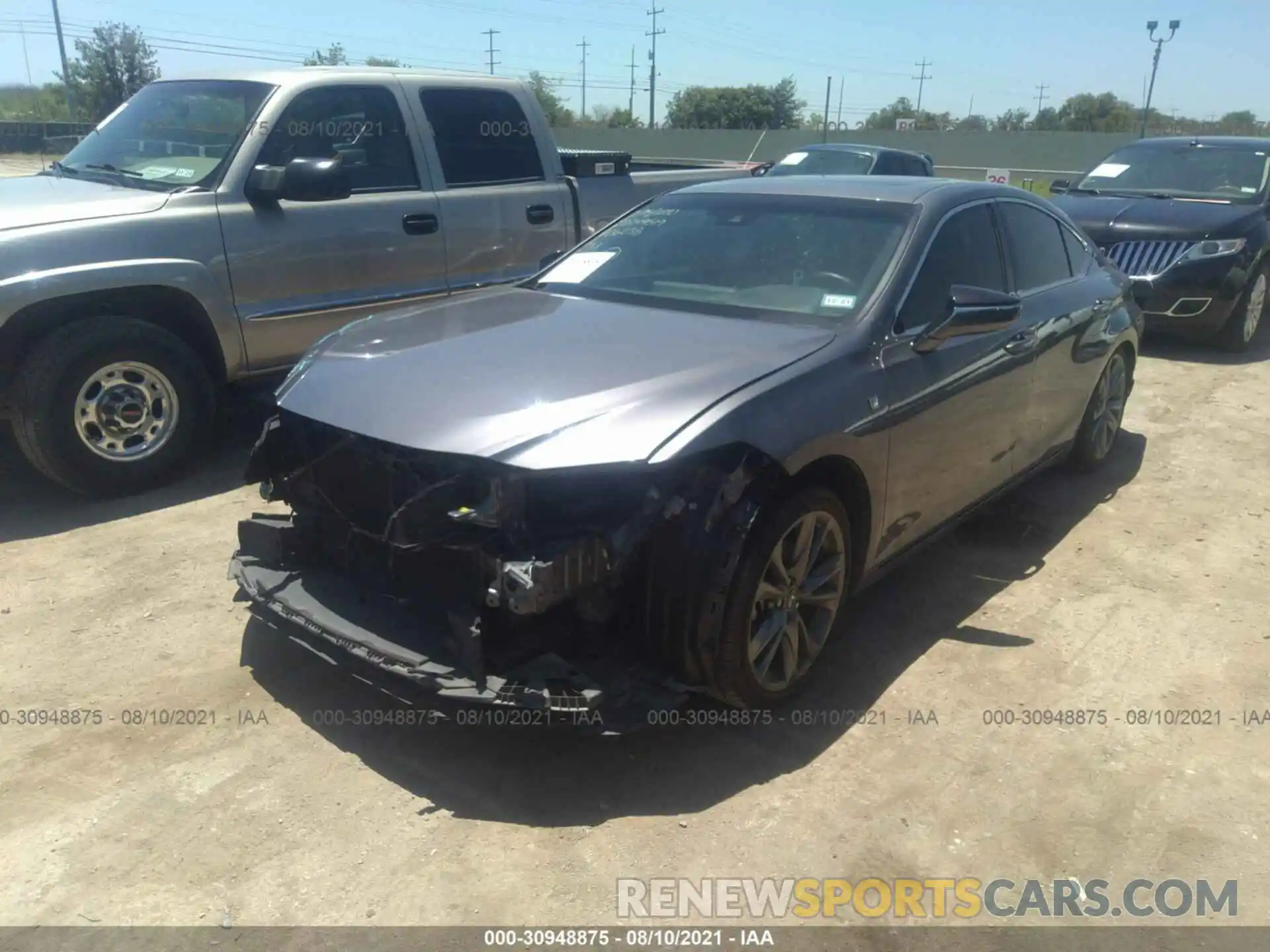 2 Photograph of a damaged car 58ABZ1B13KU006238 LEXUS ES 2019