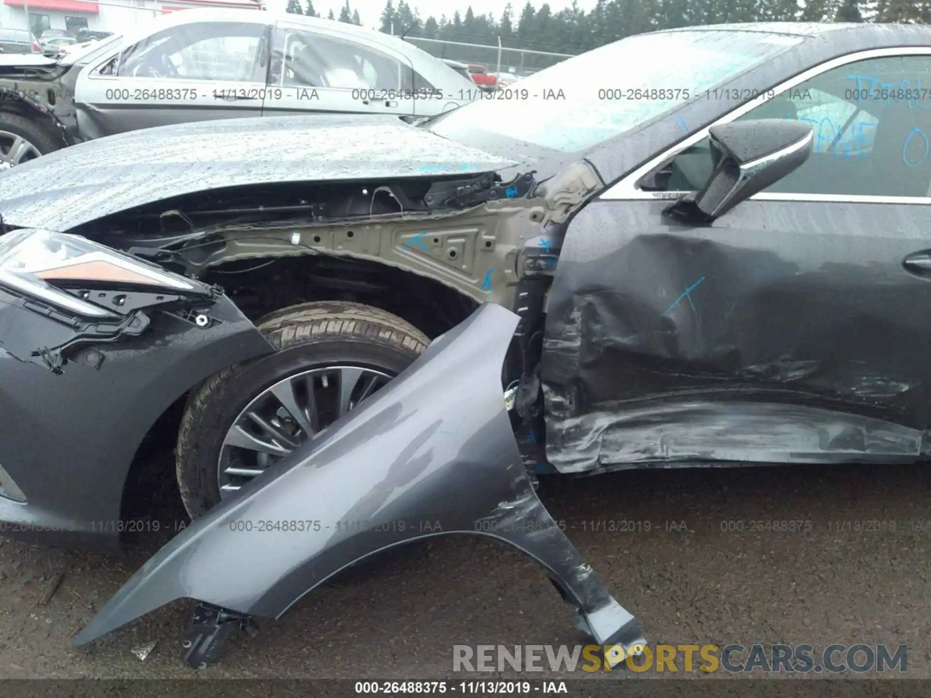 6 Photograph of a damaged car 58ABZ1B13KU031785 LEXUS ES 2019