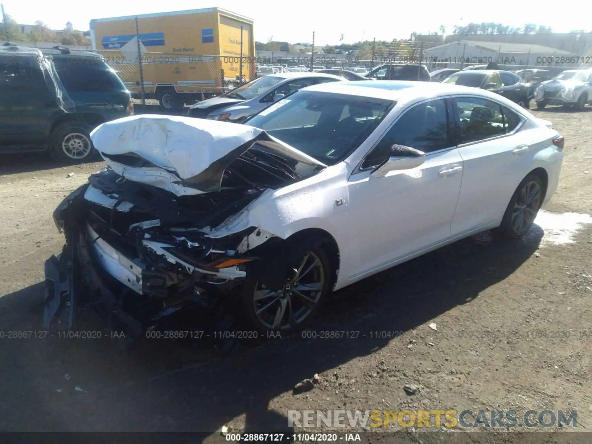 2 Photograph of a damaged car 58ABZ1B13KU031947 LEXUS ES 2019