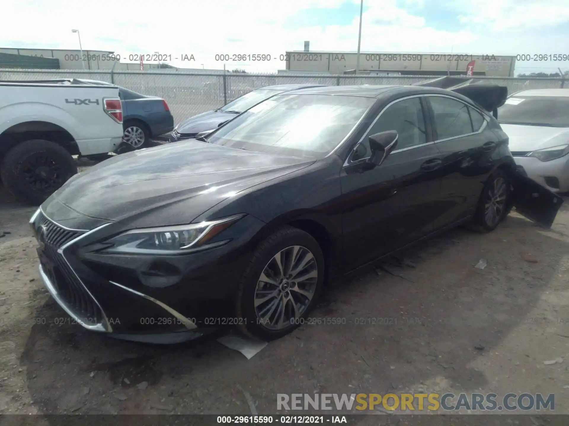 2 Photograph of a damaged car 58ABZ1B13KU035366 LEXUS ES 2019