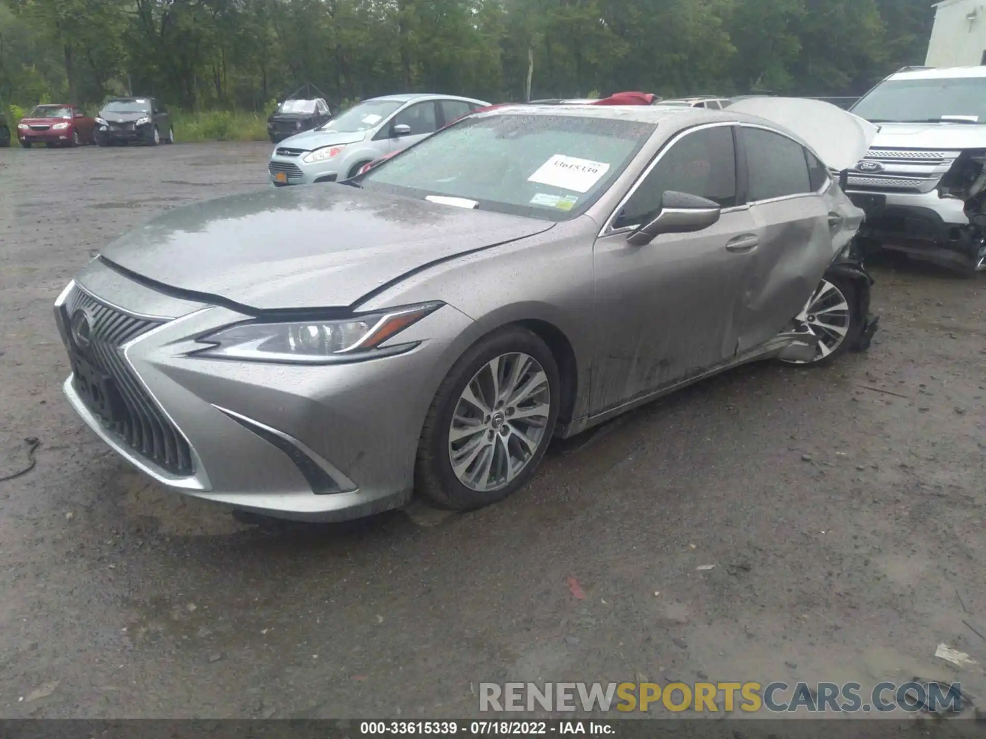 2 Photograph of a damaged car 58ABZ1B13KU039496 LEXUS ES 2019