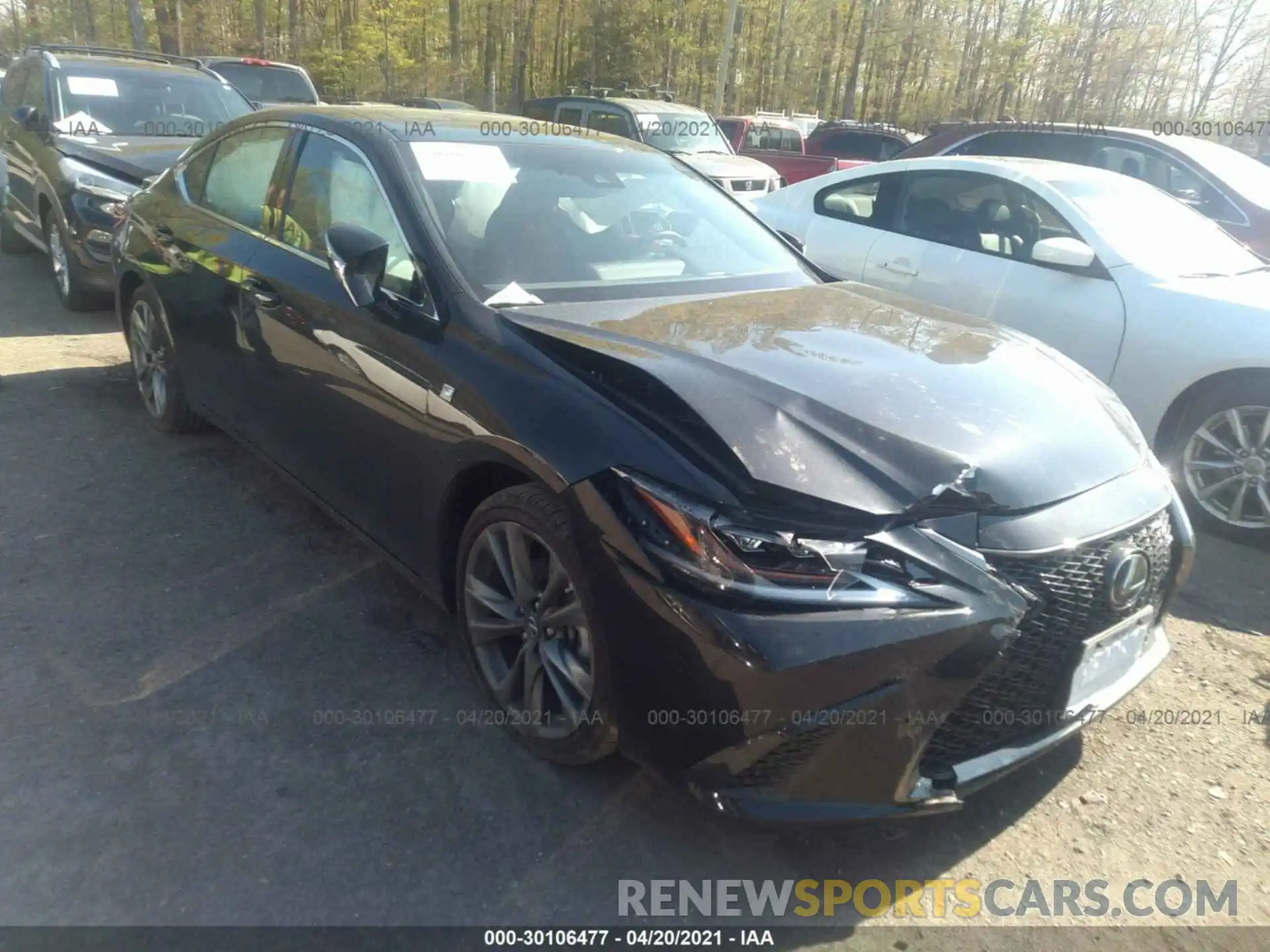 1 Photograph of a damaged car 58ABZ1B13KU040745 LEXUS ES 2019