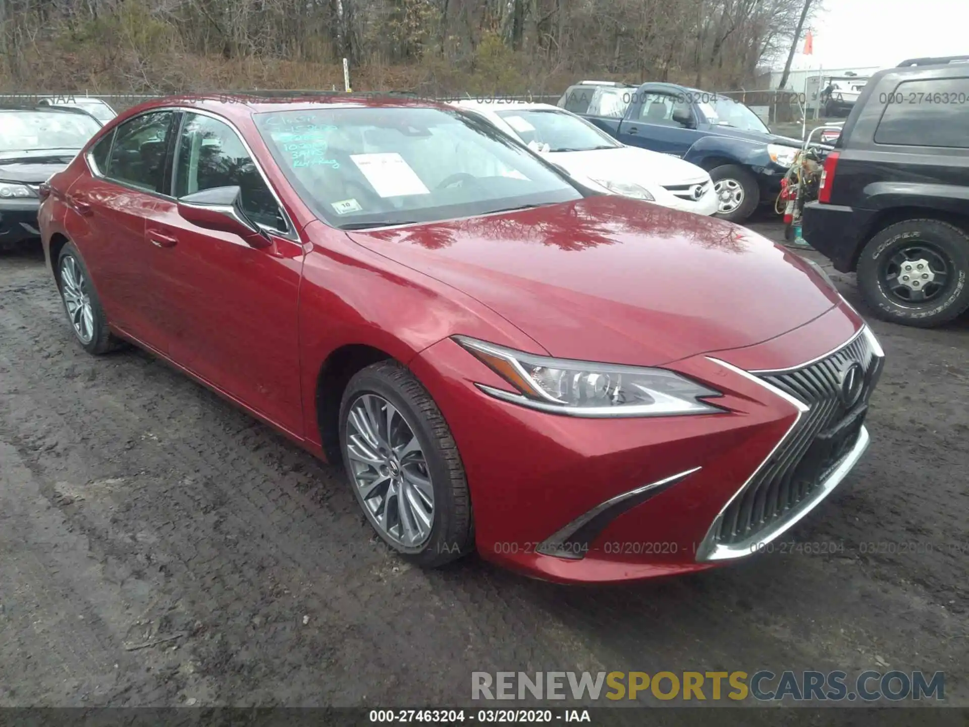 1 Photograph of a damaged car 58ABZ1B13KU044472 LEXUS ES 2019