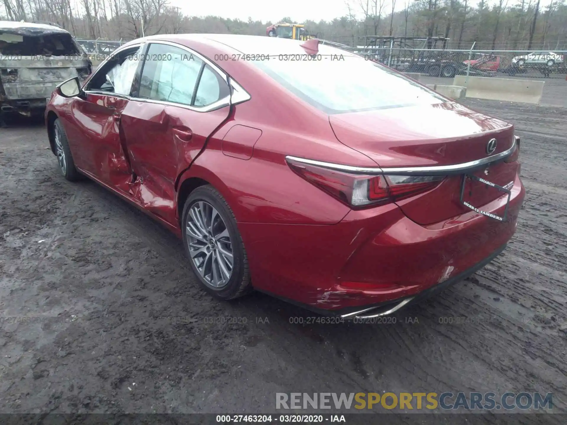 3 Photograph of a damaged car 58ABZ1B13KU044472 LEXUS ES 2019