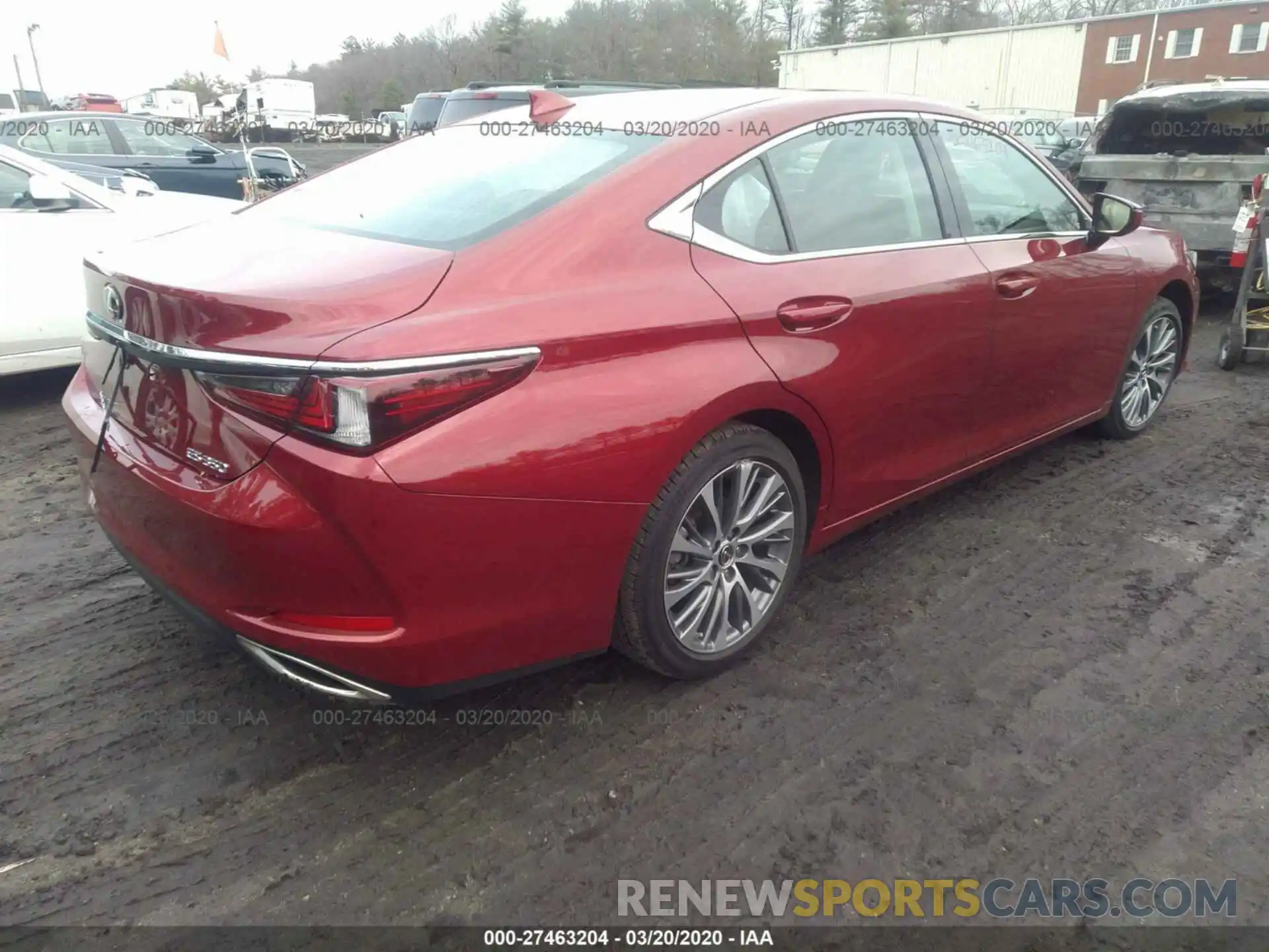 4 Photograph of a damaged car 58ABZ1B13KU044472 LEXUS ES 2019