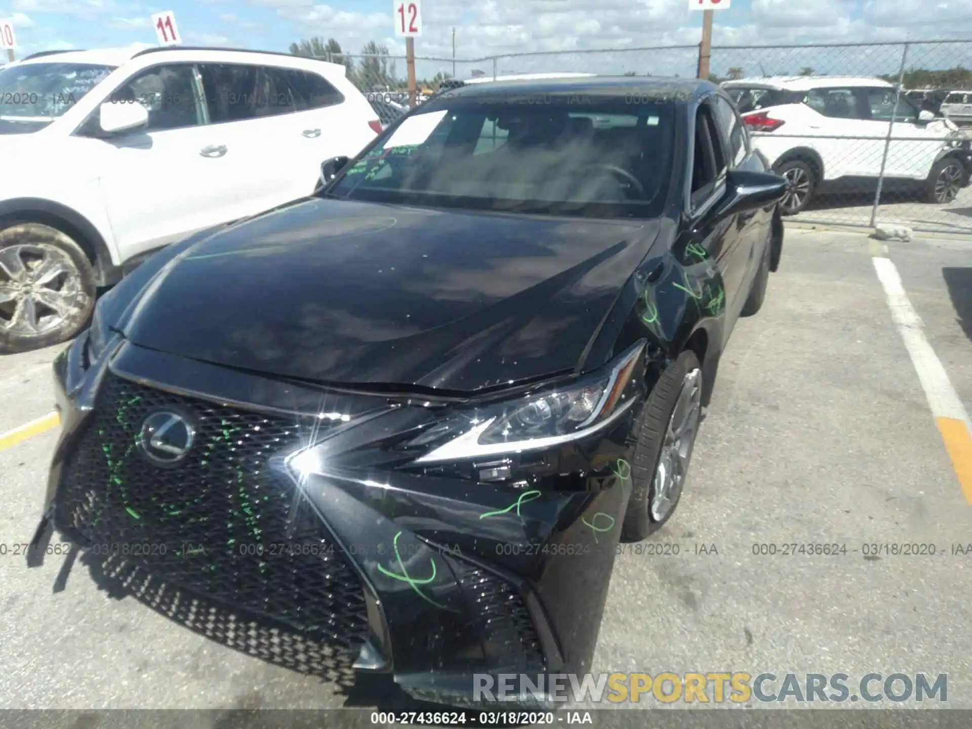 6 Photograph of a damaged car 58ABZ1B13KU046500 LEXUS ES 2019