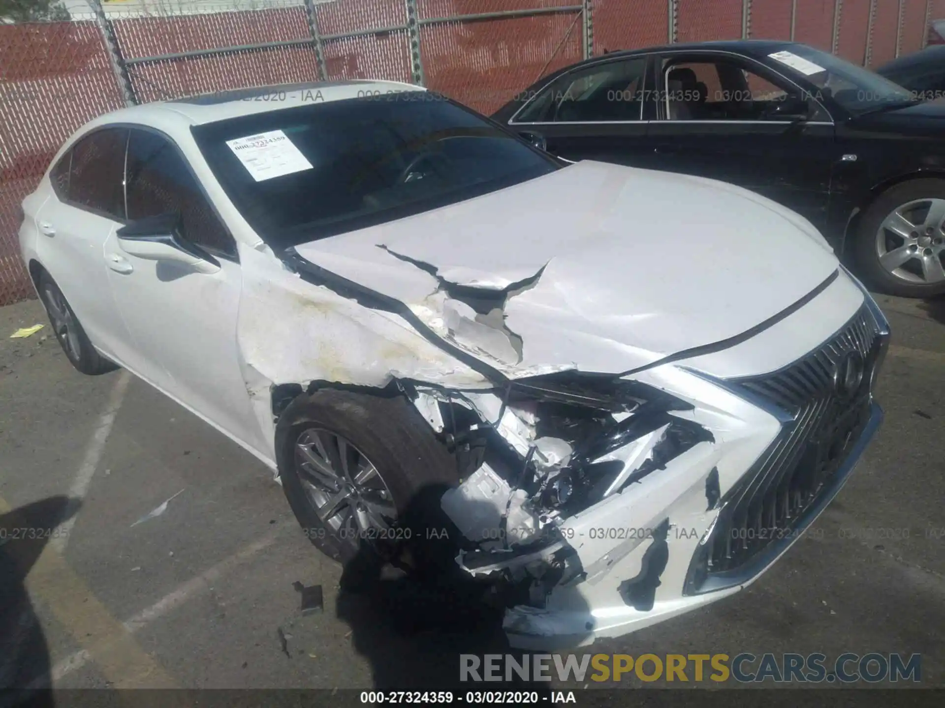 1 Photograph of a damaged car 58ABZ1B13KU046576 LEXUS ES 2019