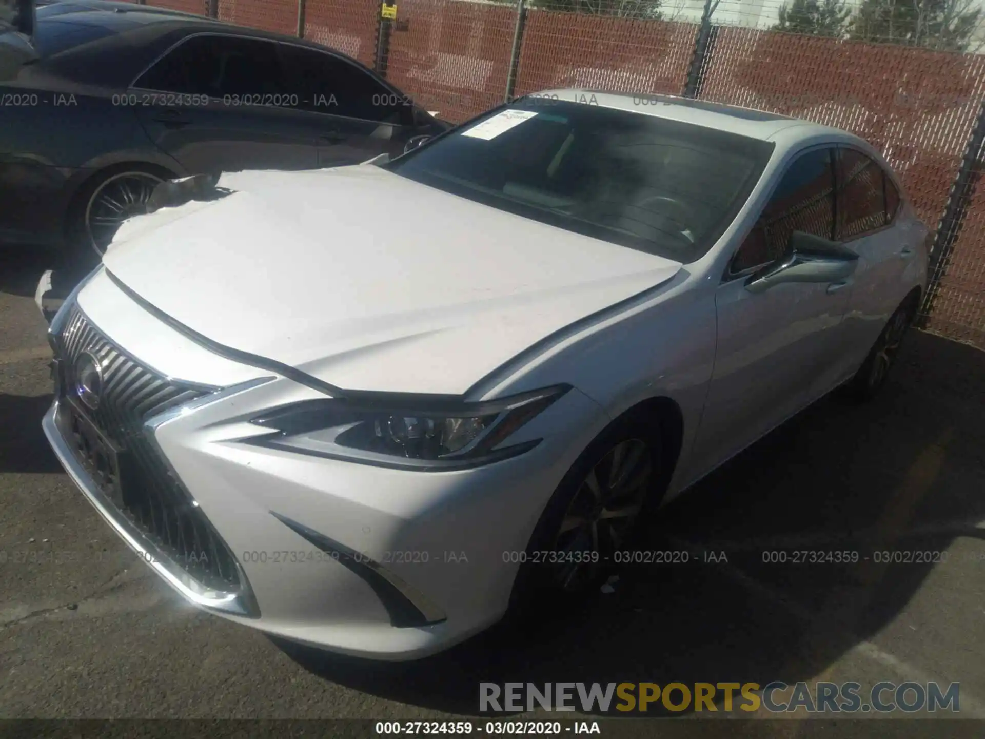 2 Photograph of a damaged car 58ABZ1B13KU046576 LEXUS ES 2019