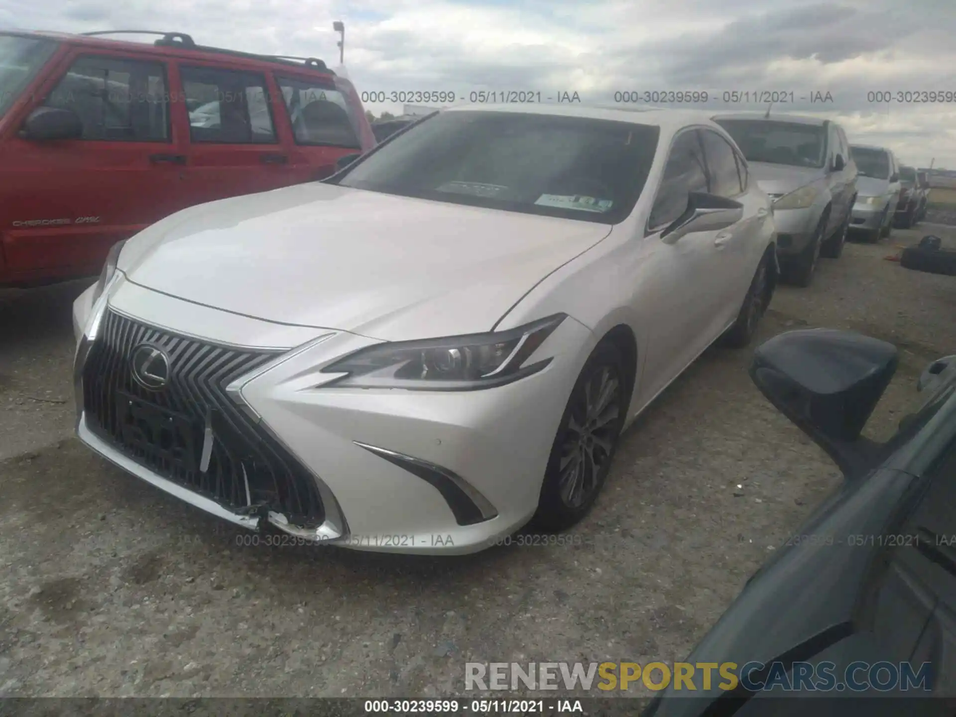 2 Photograph of a damaged car 58ABZ1B13KU046688 LEXUS ES 2019