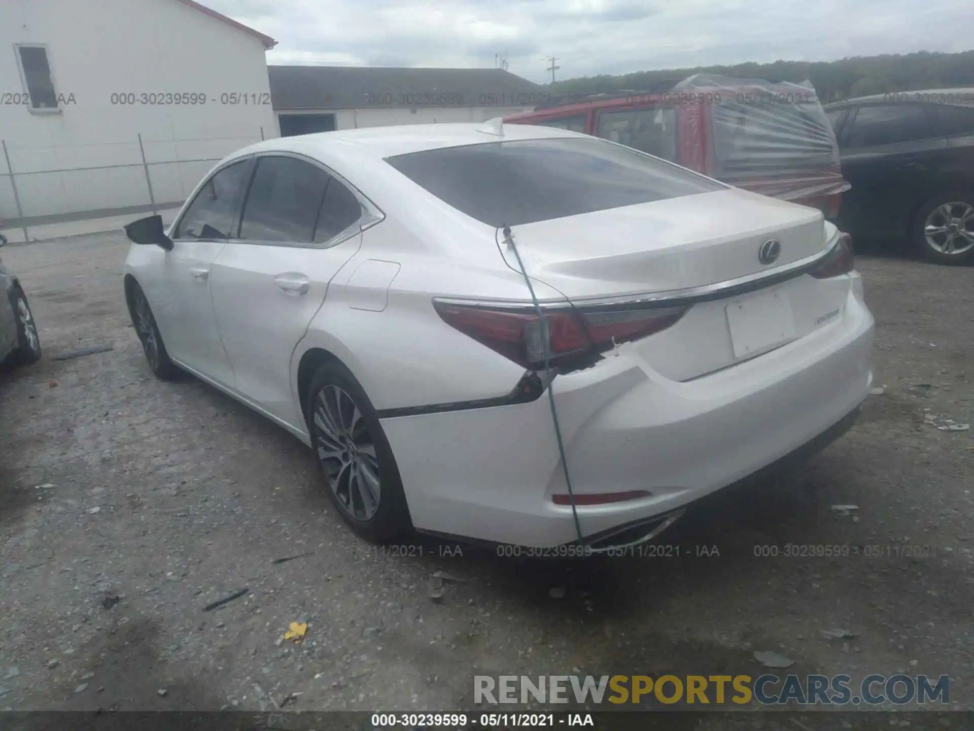 3 Фотография поврежденного автомобиля 58ABZ1B13KU046688 LEXUS ES 2019