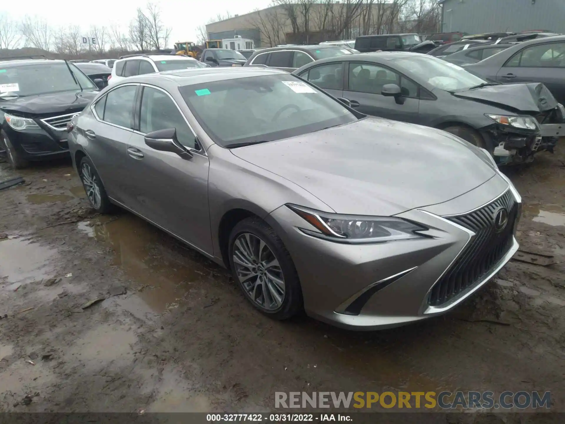 1 Photograph of a damaged car 58ABZ1B13KU049087 LEXUS ES 2019