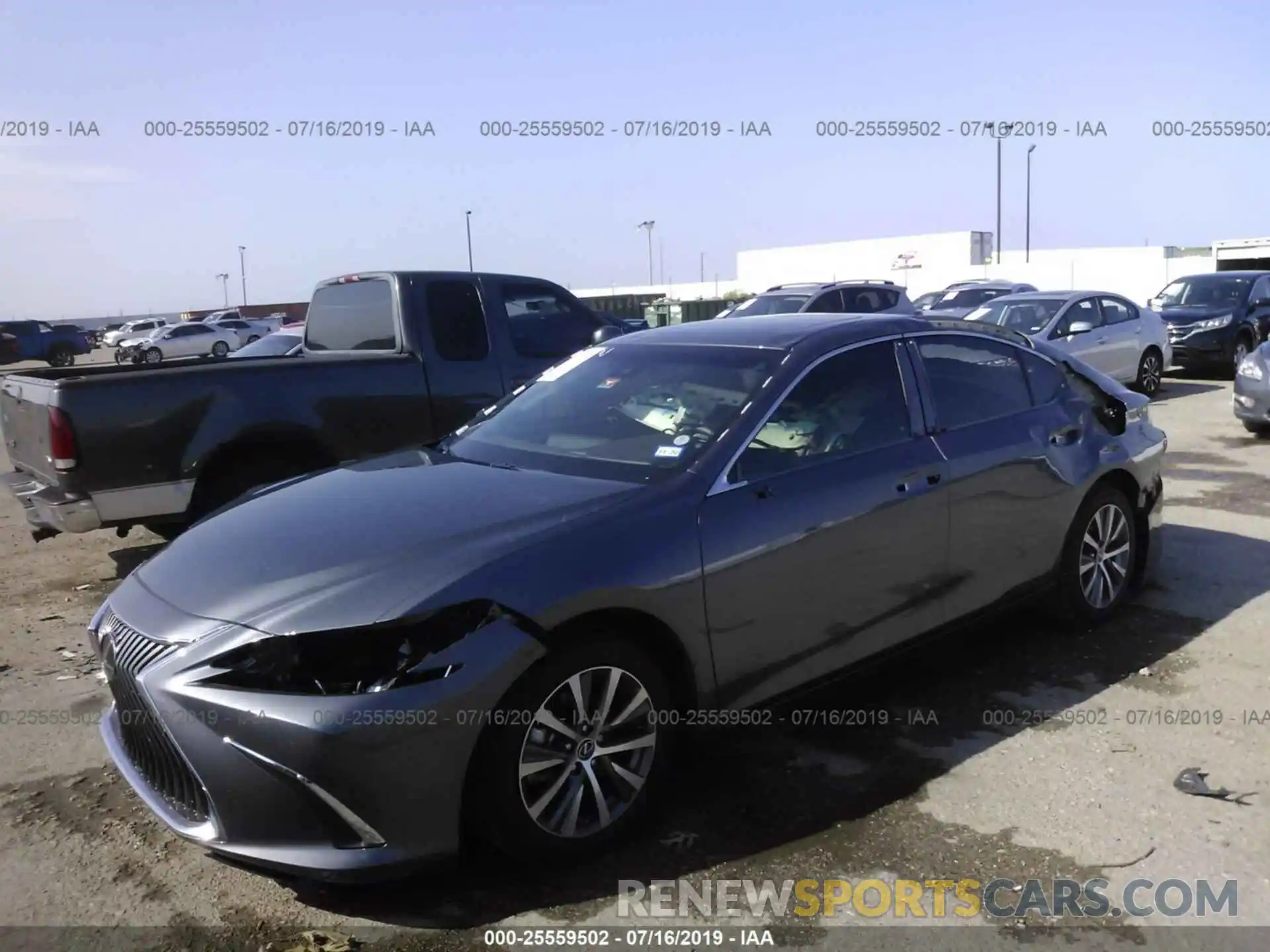 2 Photograph of a damaged car 58ABZ1B14KU012114 LEXUS ES 2019