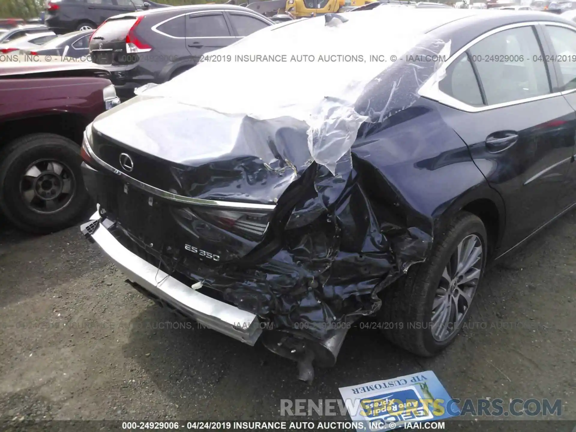 6 Photograph of a damaged car 58ABZ1B14KU014025 LEXUS ES 2019