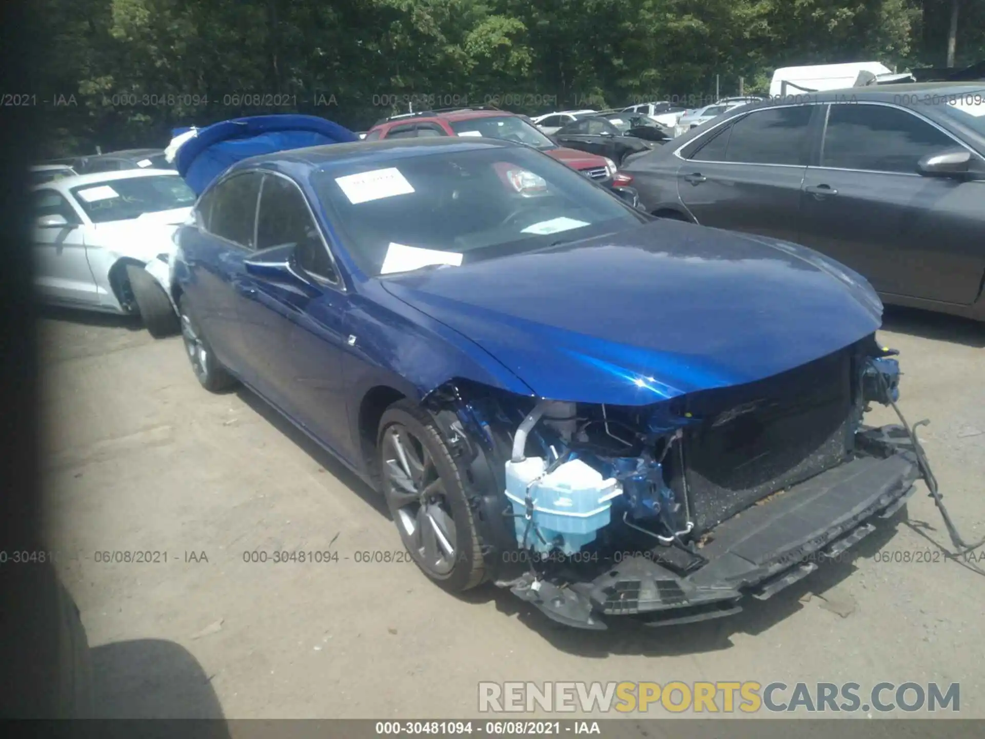 1 Photograph of a damaged car 58ABZ1B14KU022450 LEXUS ES 2019