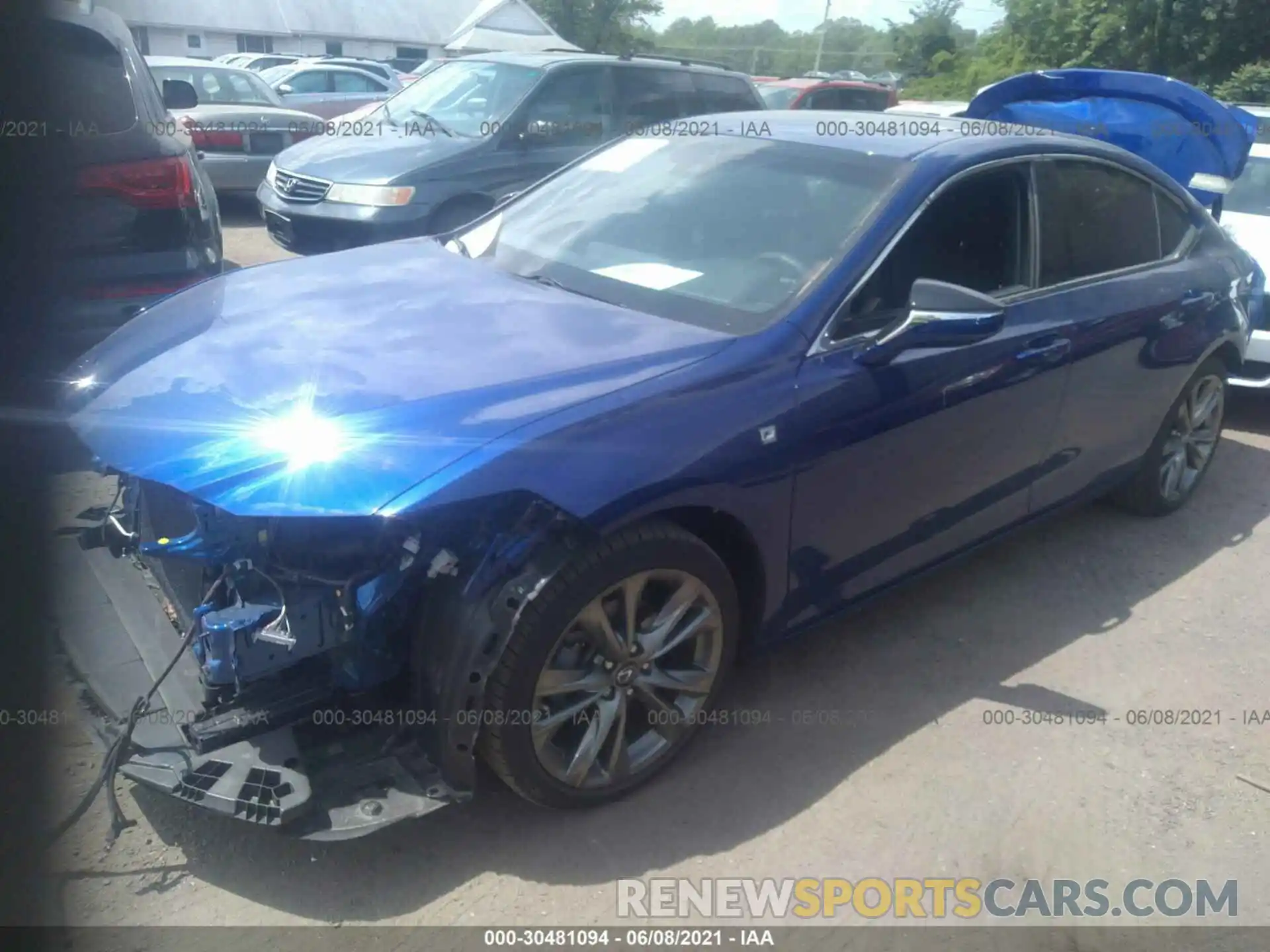 2 Photograph of a damaged car 58ABZ1B14KU022450 LEXUS ES 2019