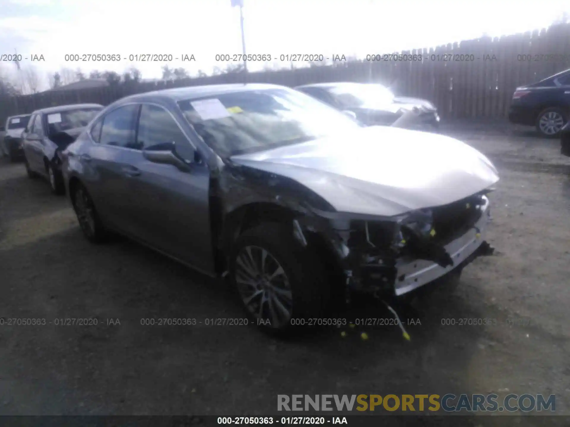 1 Photograph of a damaged car 58ABZ1B14KU029740 LEXUS ES 2019