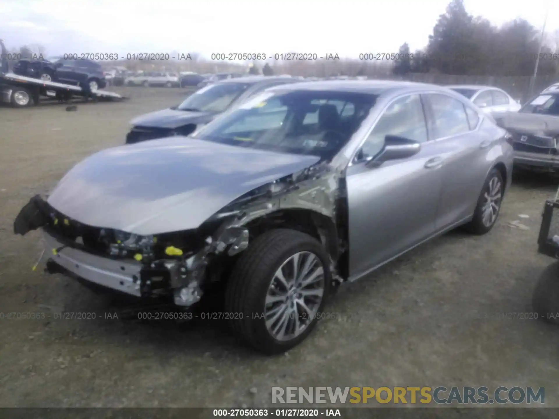 2 Photograph of a damaged car 58ABZ1B14KU029740 LEXUS ES 2019