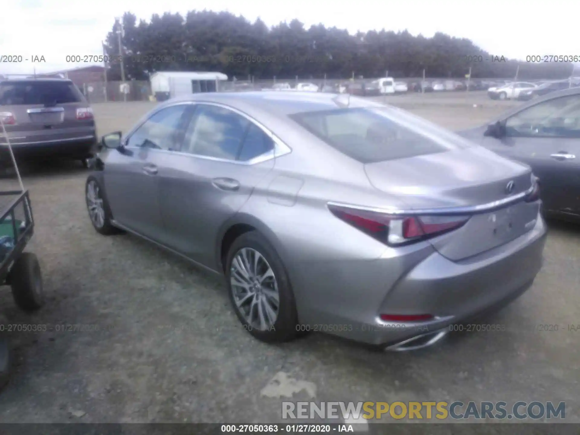 3 Photograph of a damaged car 58ABZ1B14KU029740 LEXUS ES 2019