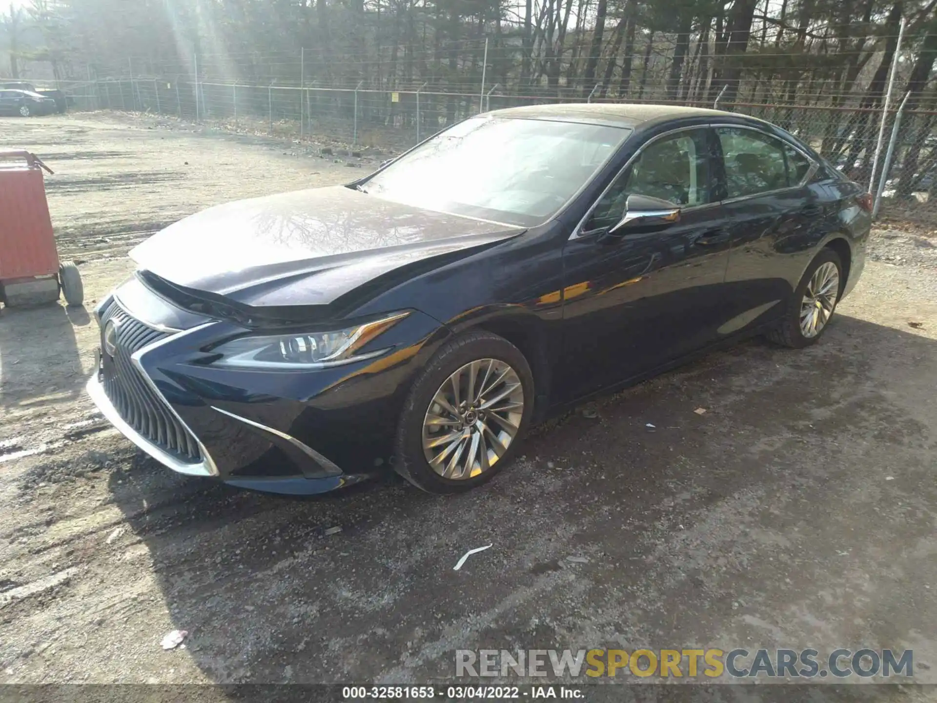 2 Photograph of a damaged car 58ABZ1B14KU032430 LEXUS ES 2019