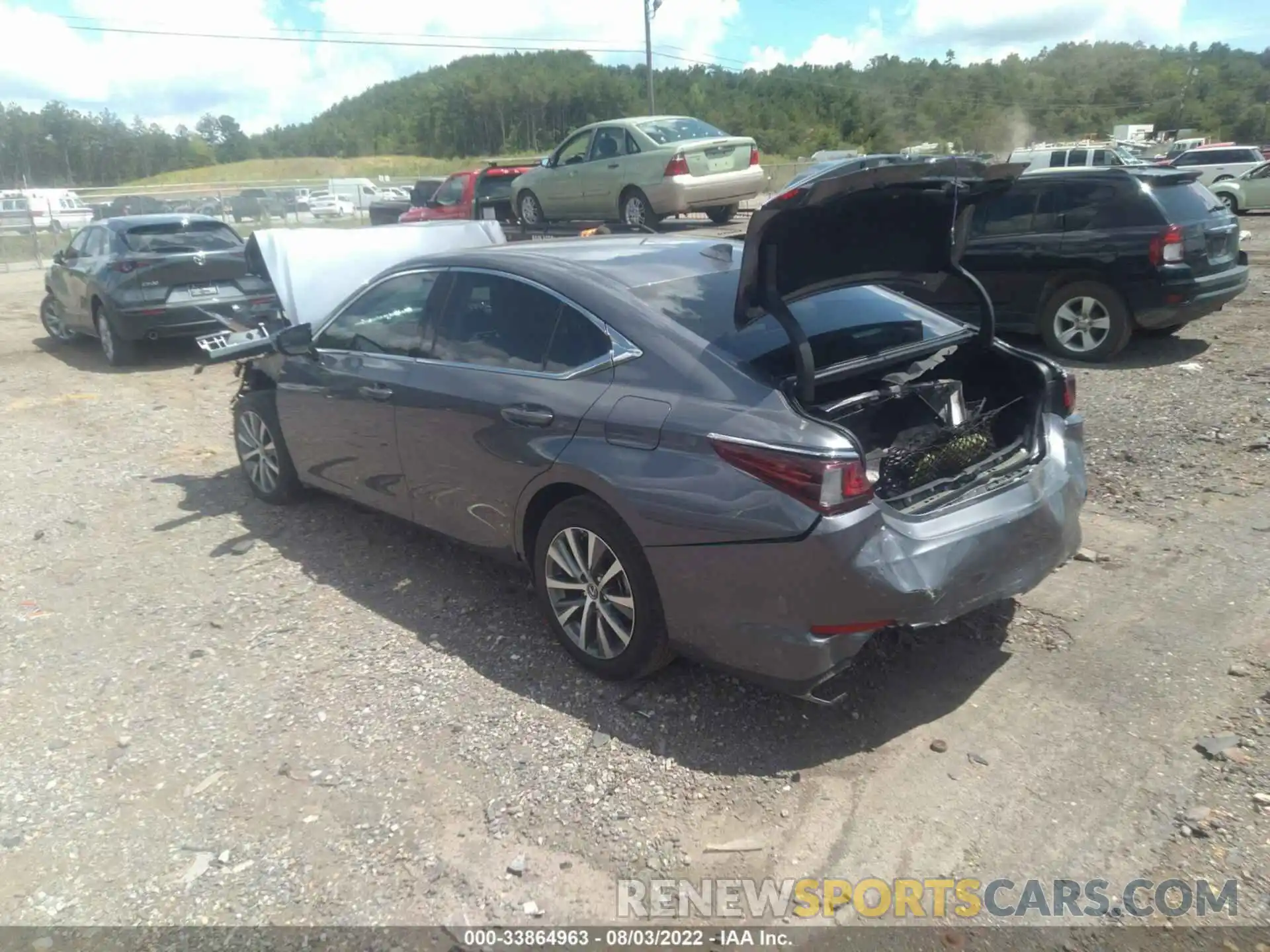 3 Photograph of a damaged car 58ABZ1B14KU034176 LEXUS ES 2019