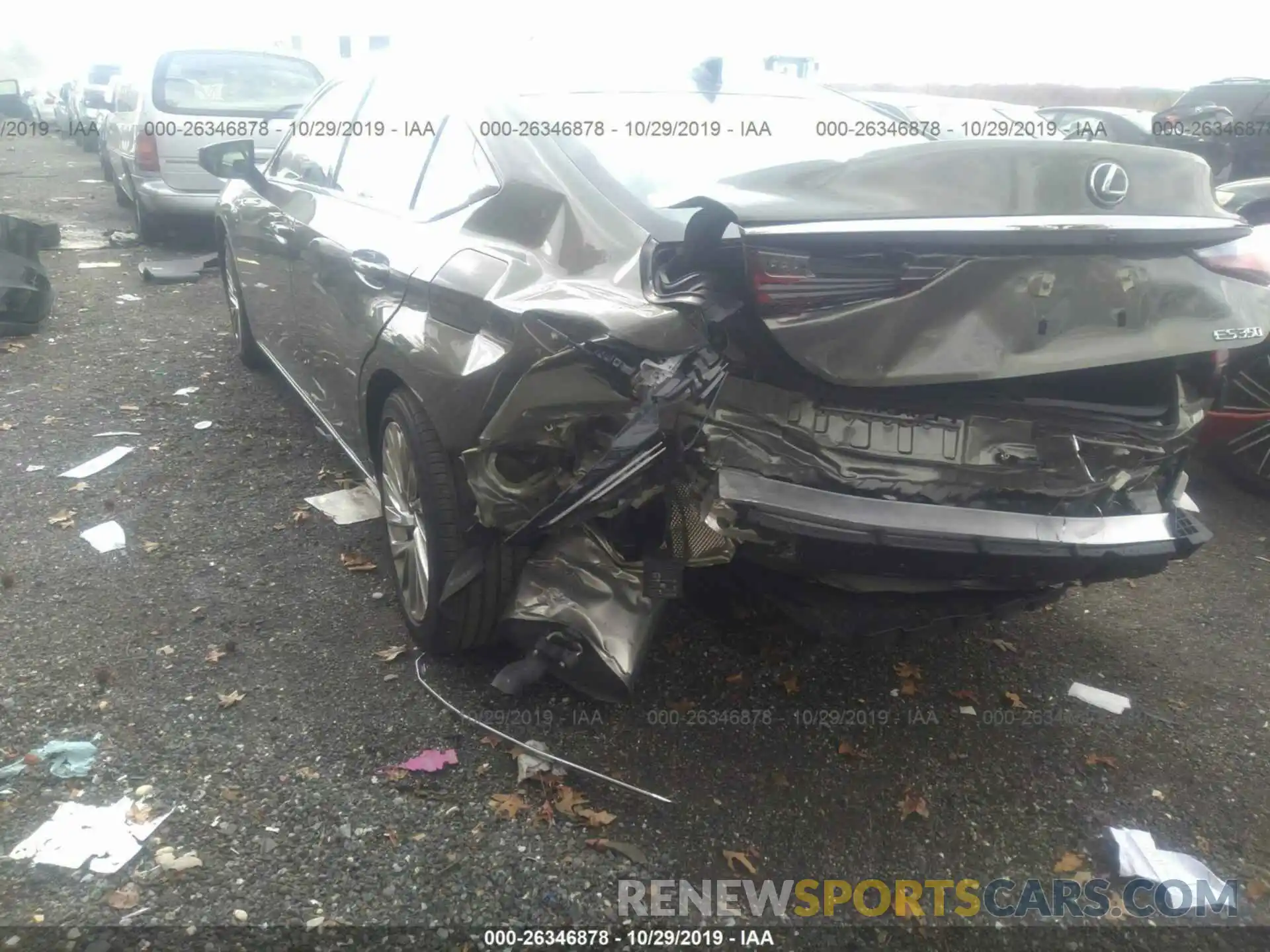 3 Photograph of a damaged car 58ABZ1B14KU035702 LEXUS ES 2019