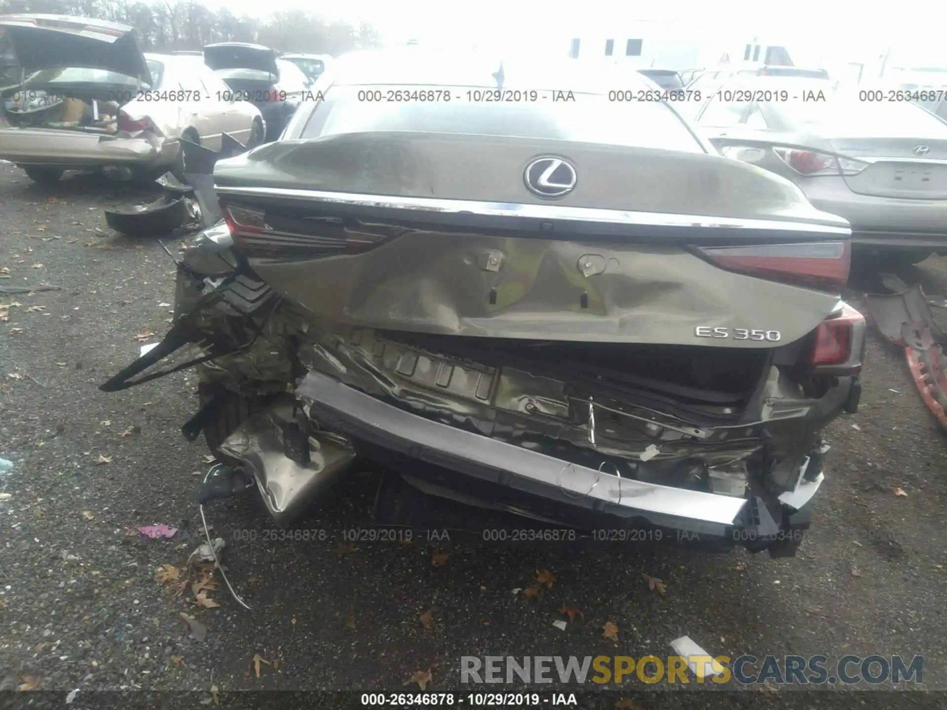 6 Photograph of a damaged car 58ABZ1B14KU035702 LEXUS ES 2019