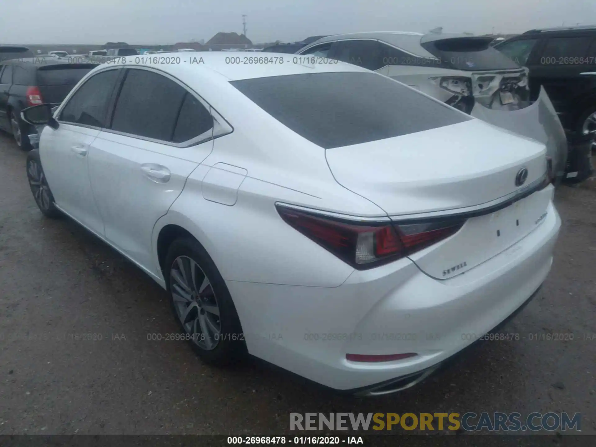 3 Фотография поврежденного автомобиля 58ABZ1B14KU046988 LEXUS ES 2019