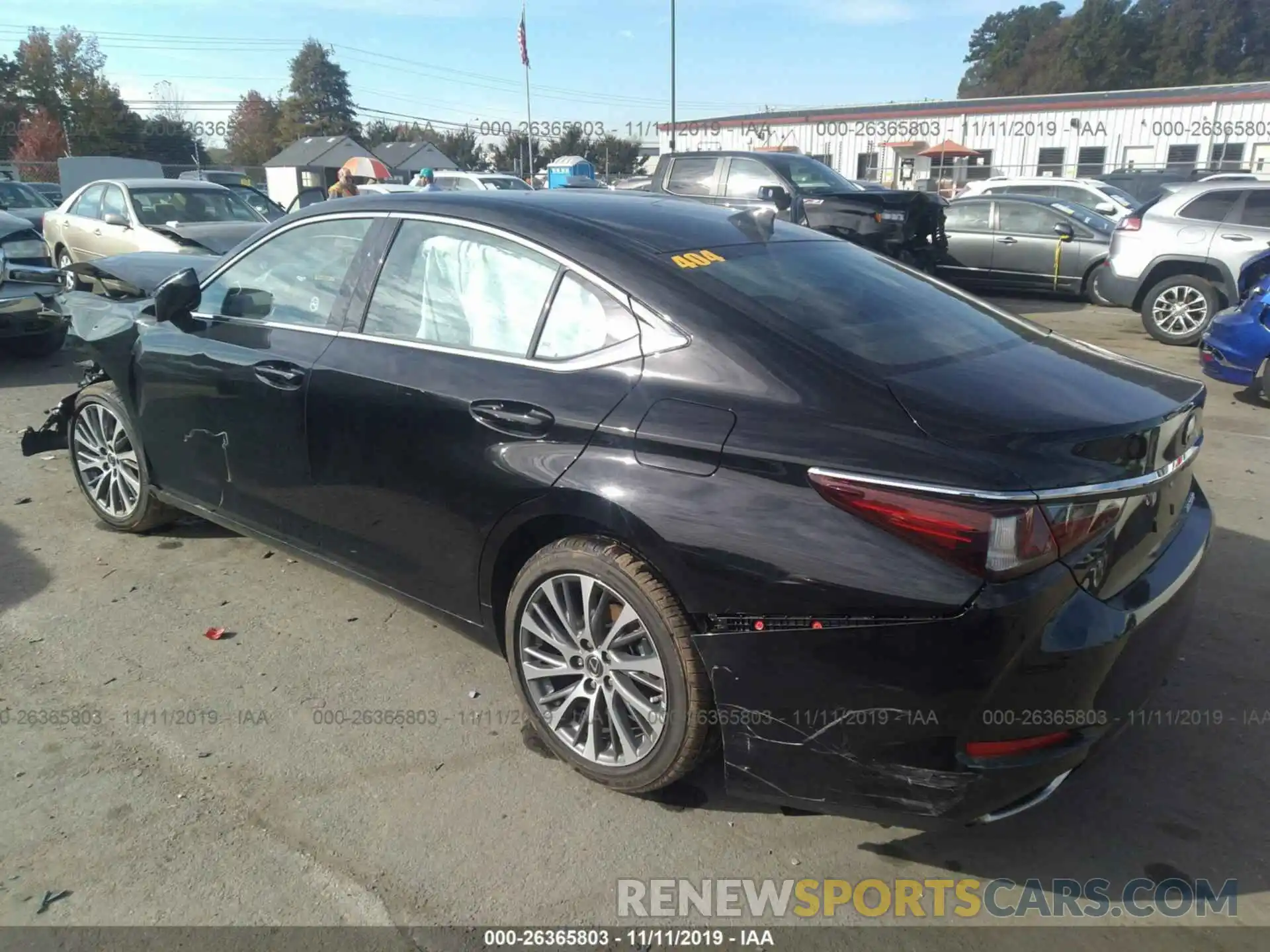 3 Photograph of a damaged car 58ABZ1B14KU049616 LEXUS ES 2019