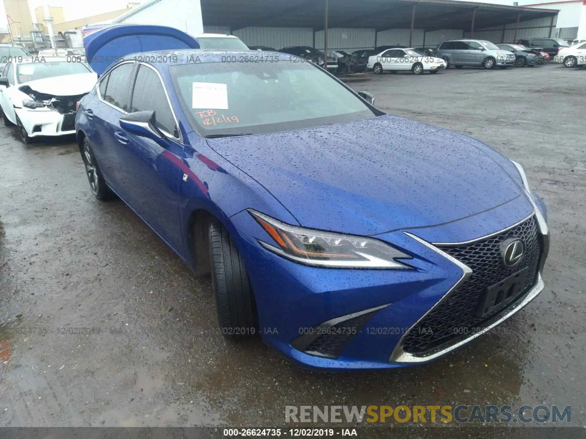 1 Photograph of a damaged car 58ABZ1B15KU004149 LEXUS ES 2019