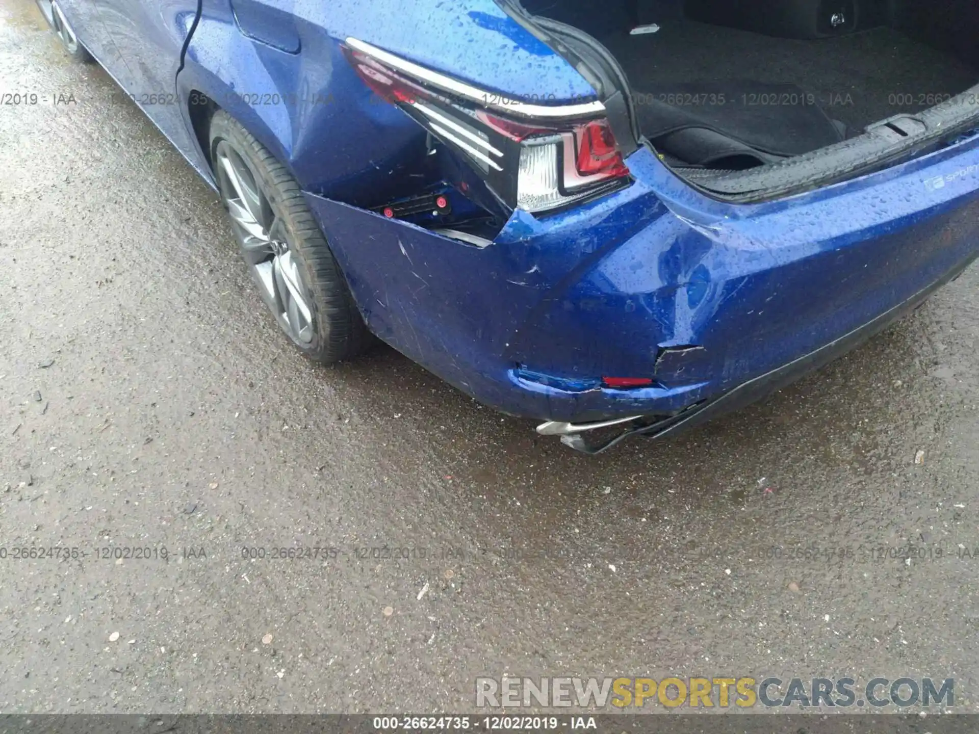 6 Photograph of a damaged car 58ABZ1B15KU004149 LEXUS ES 2019