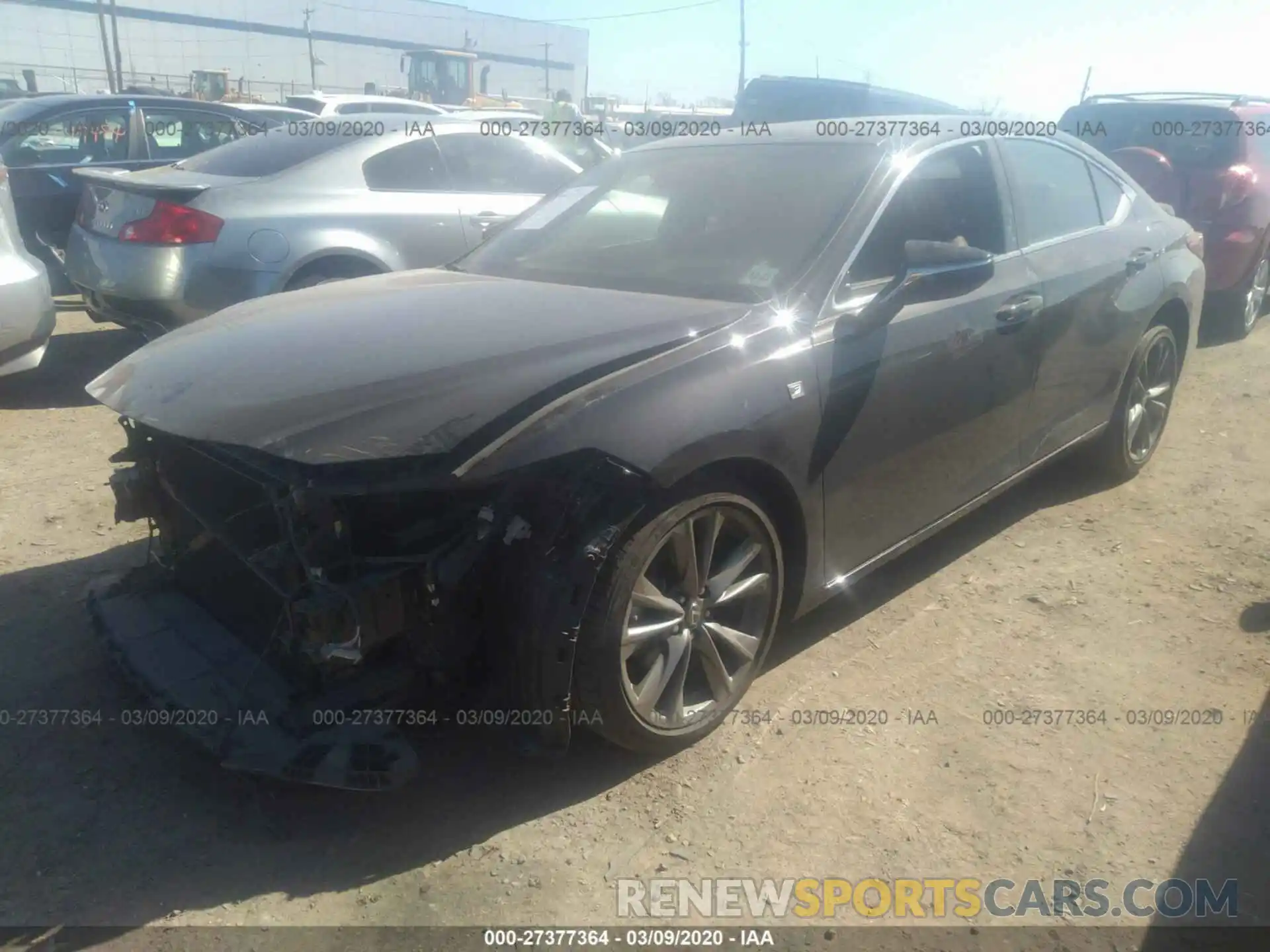 2 Photograph of a damaged car 58ABZ1B15KU006287 LEXUS ES 2019