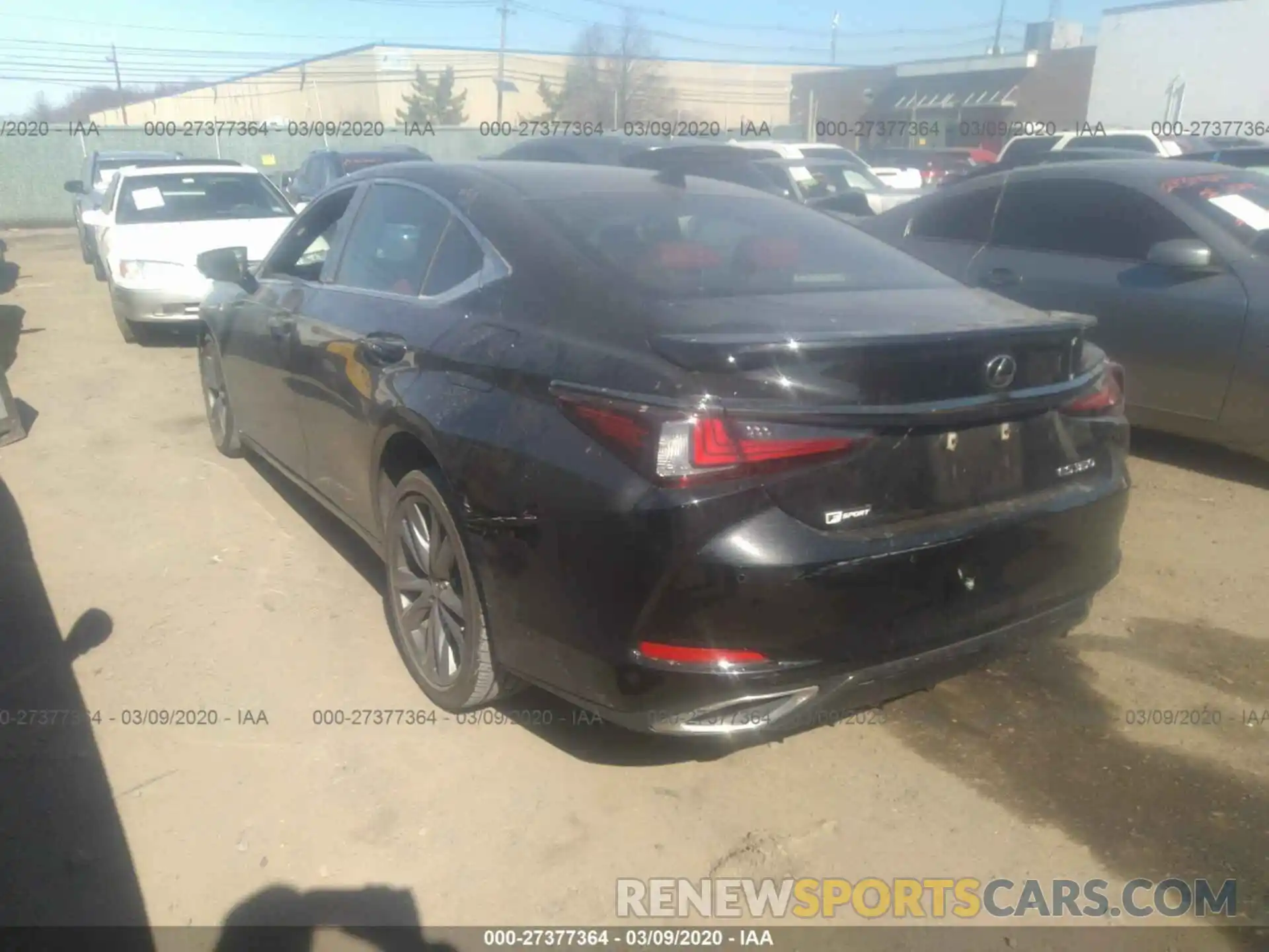 3 Photograph of a damaged car 58ABZ1B15KU006287 LEXUS ES 2019