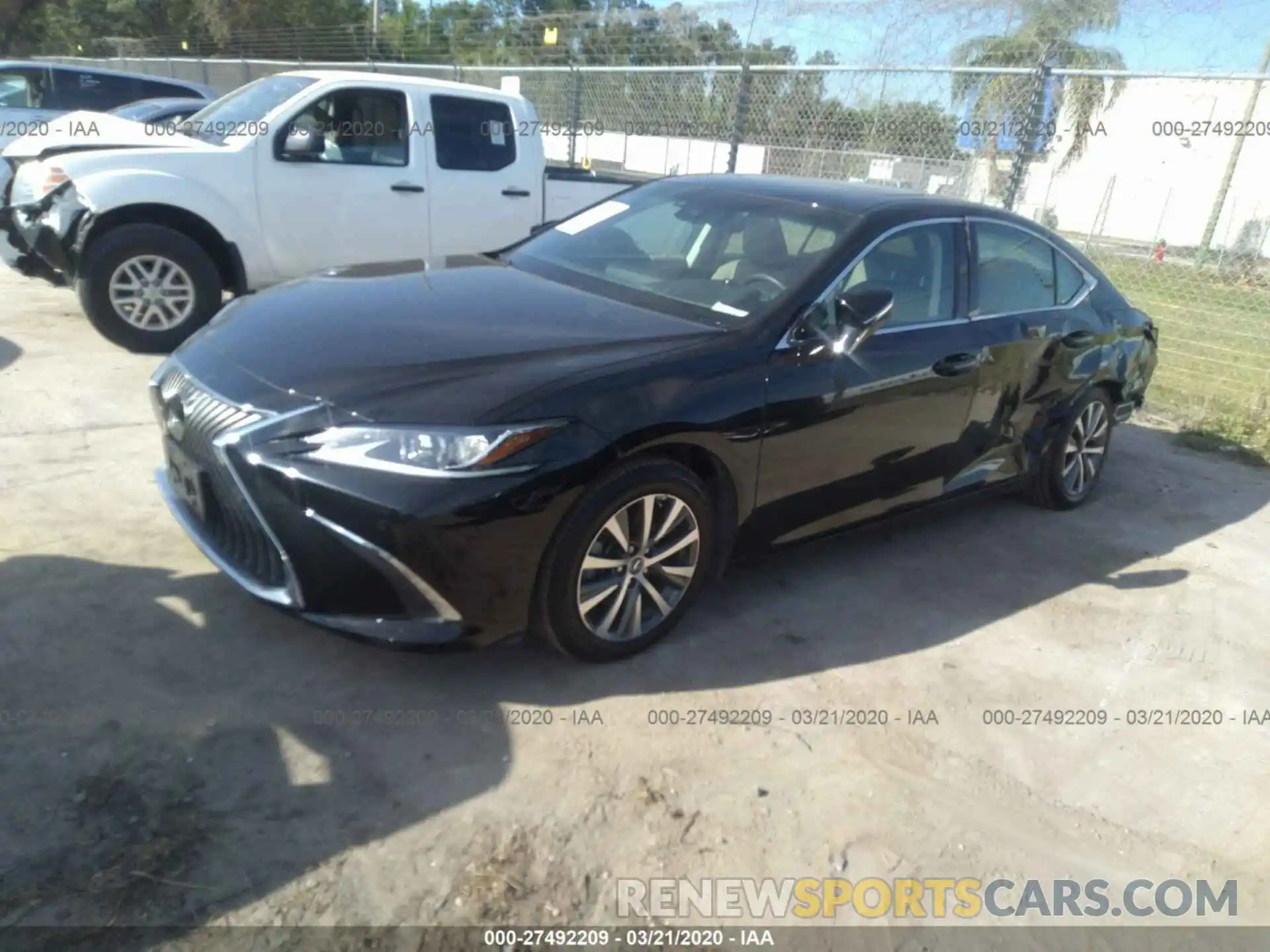 2 Photograph of a damaged car 58ABZ1B15KU007049 LEXUS ES 2019