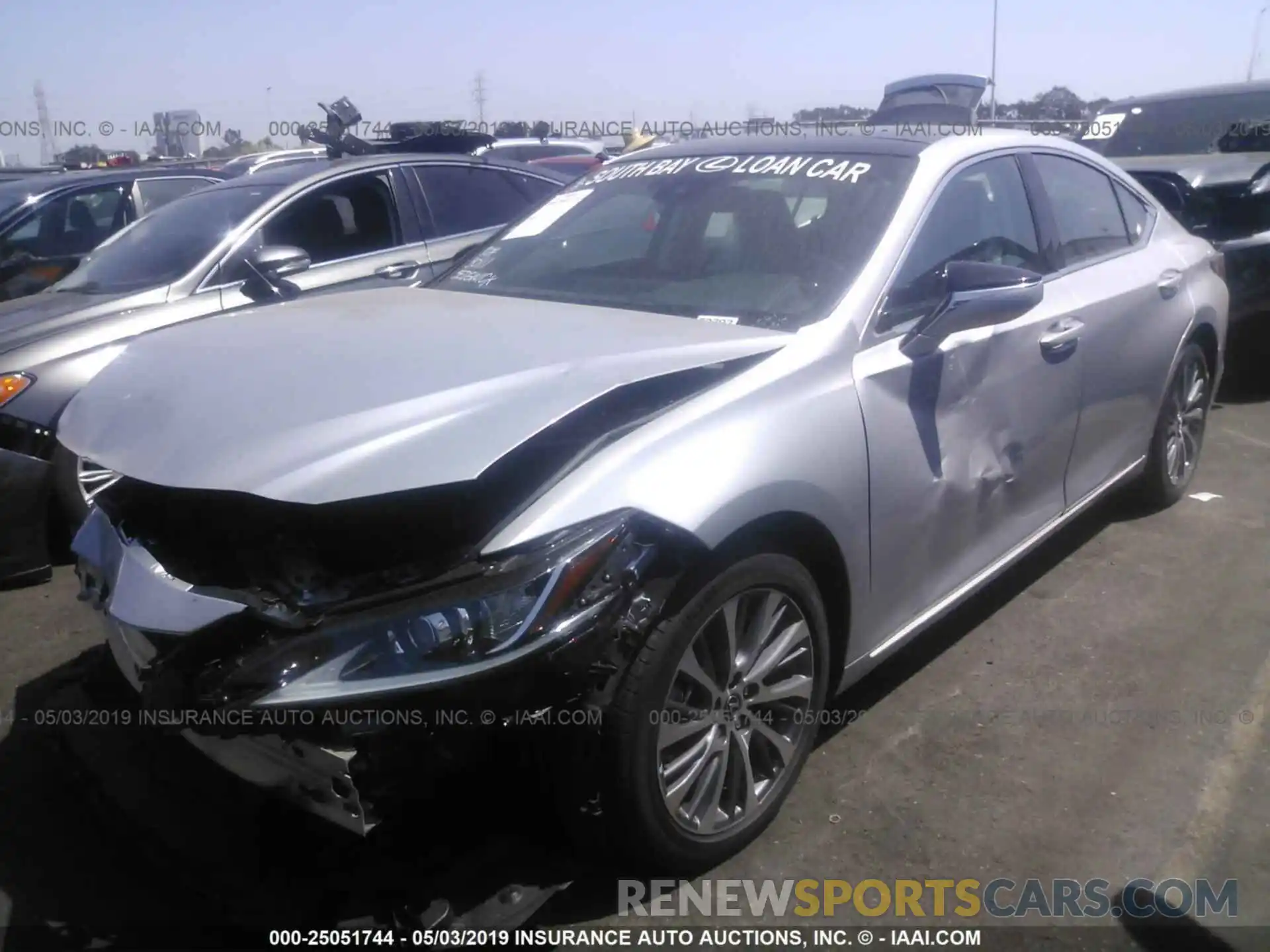 2 Photograph of a damaged car 58ABZ1B15KU007570 LEXUS ES 2019