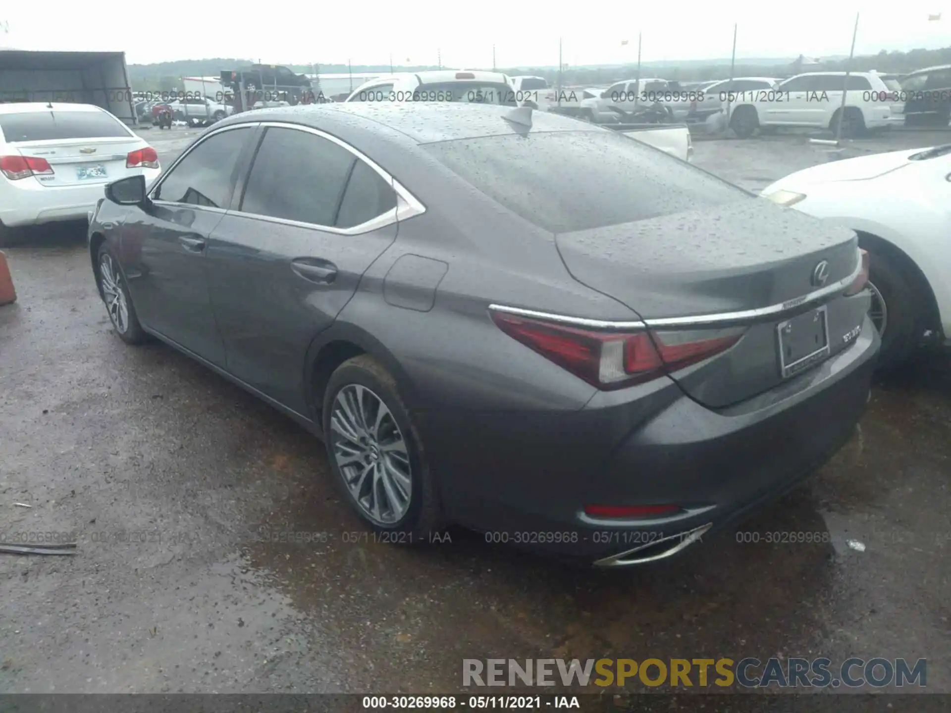 3 Фотография поврежденного автомобиля 58ABZ1B15KU016995 LEXUS ES 2019