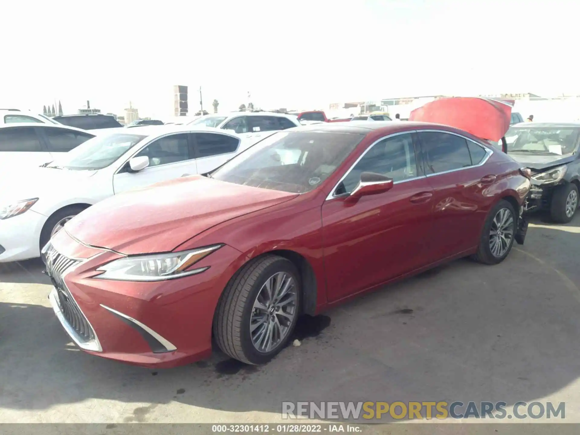 2 Photograph of a damaged car 58ABZ1B15KU020335 LEXUS ES 2019