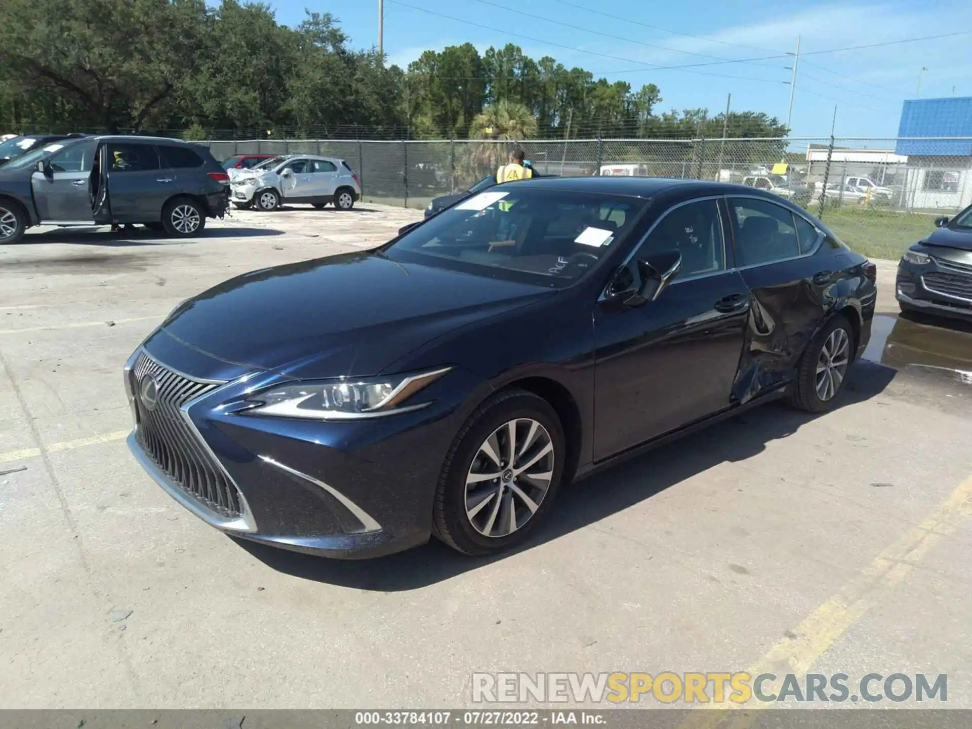 2 Photograph of a damaged car 58ABZ1B15KU020447 LEXUS ES 2019