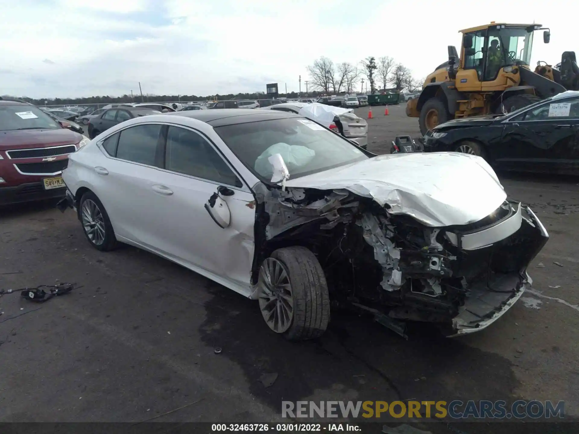 1 Photograph of a damaged car 58ABZ1B15KU021274 LEXUS ES 2019