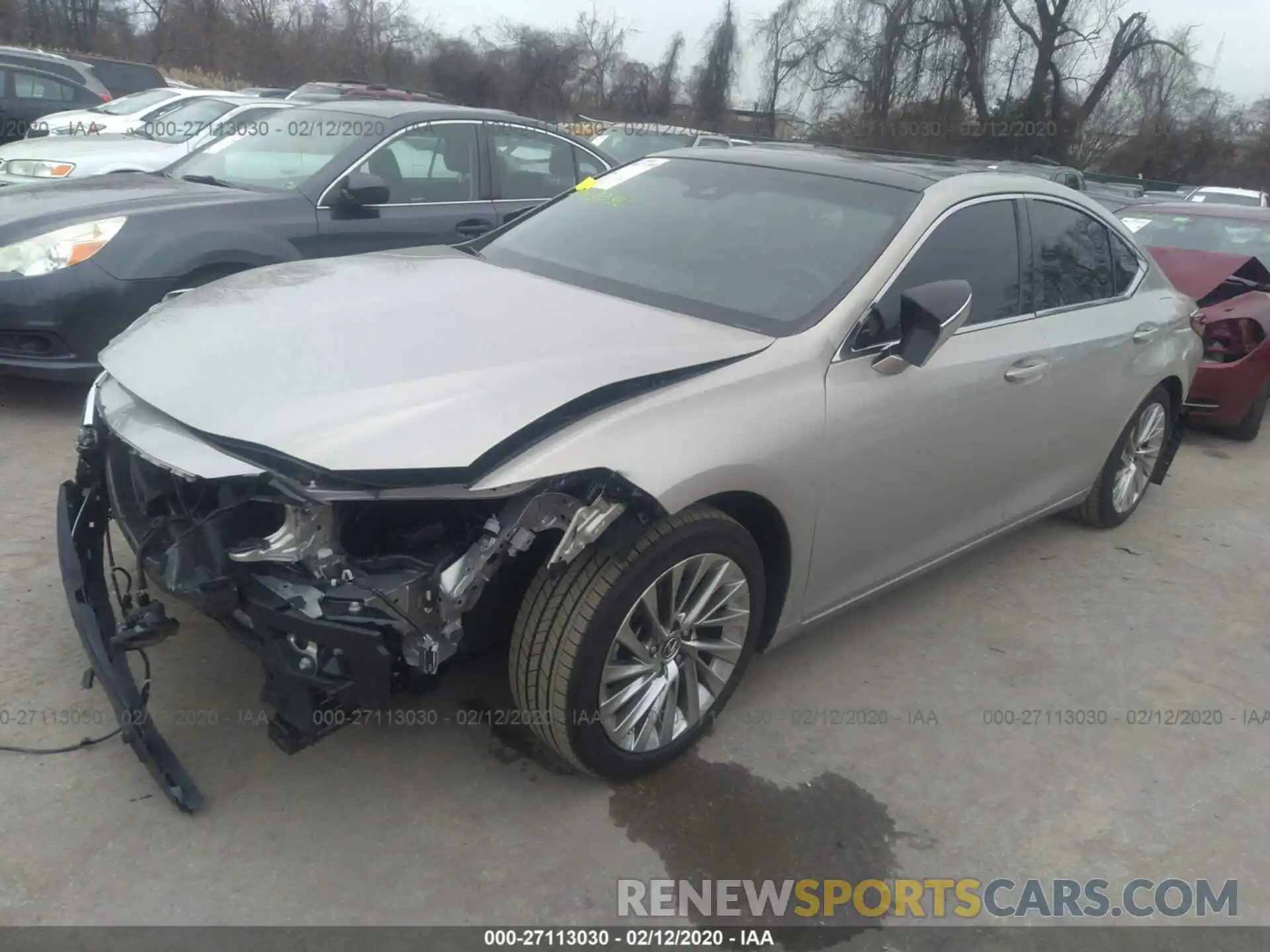 2 Photograph of a damaged car 58ABZ1B15KU021968 LEXUS ES 2019