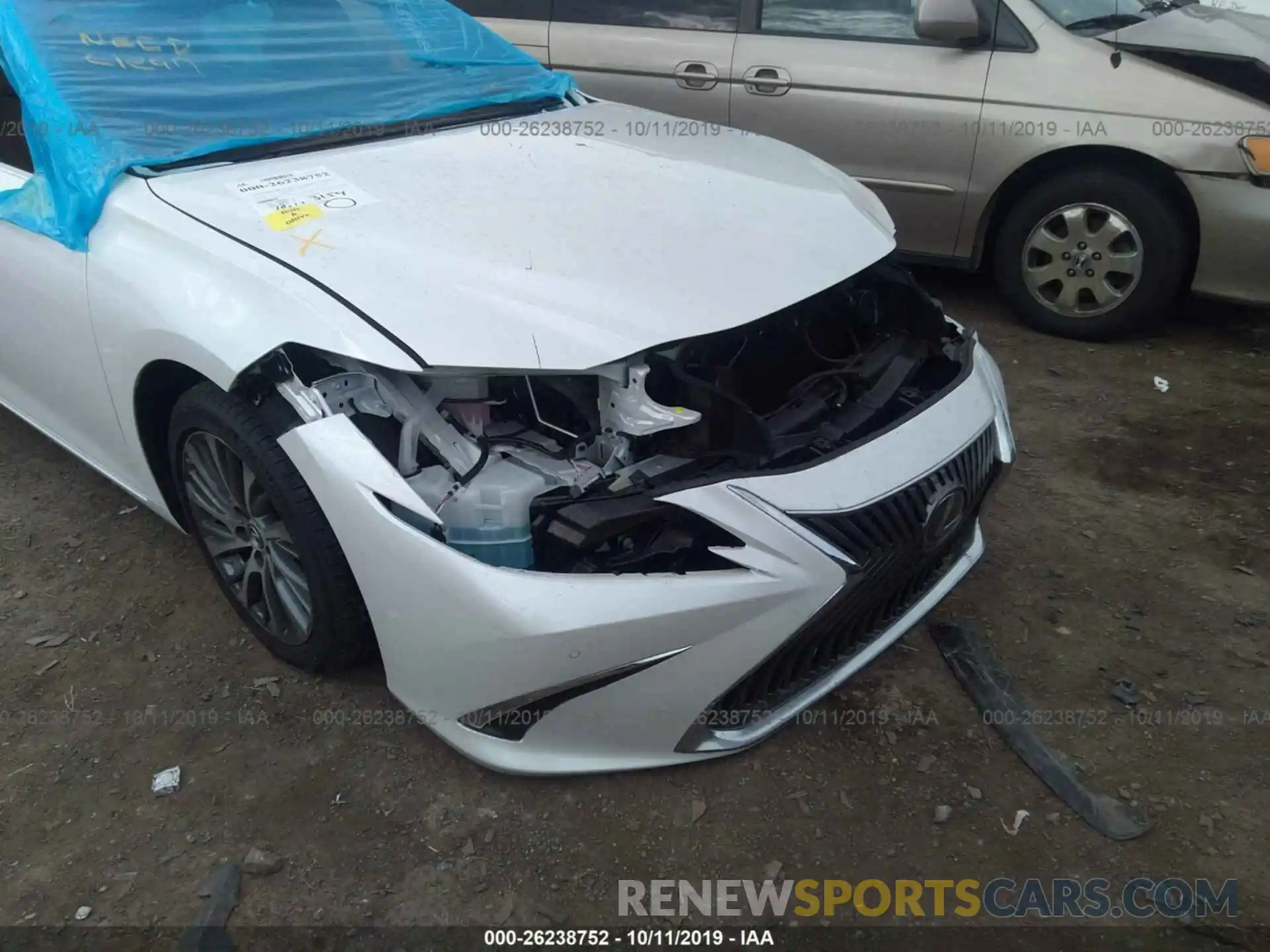 6 Photograph of a damaged car 58ABZ1B15KU024045 LEXUS ES 2019