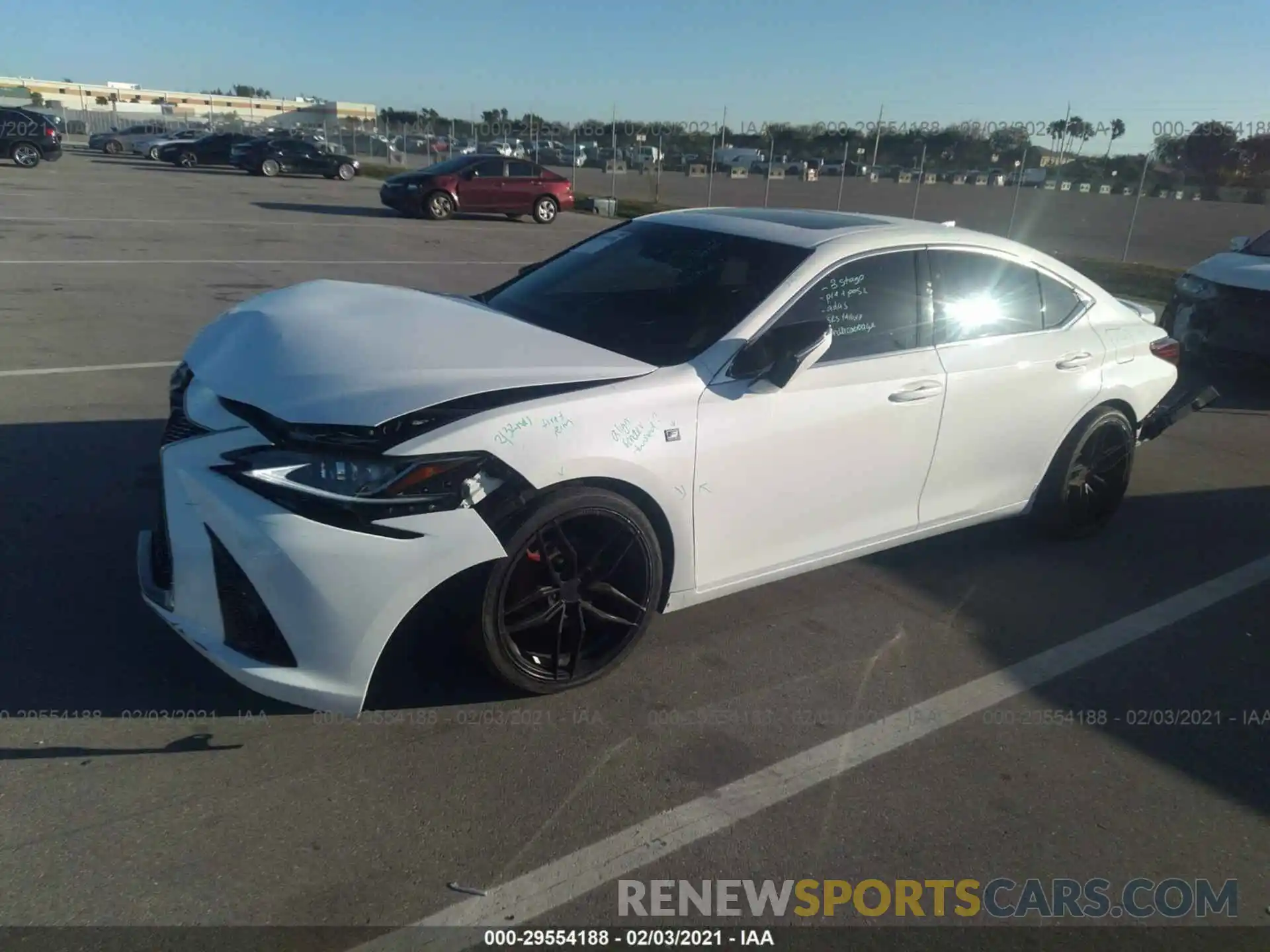 2 Photograph of a damaged car 58ABZ1B15KU025051 LEXUS ES 2019