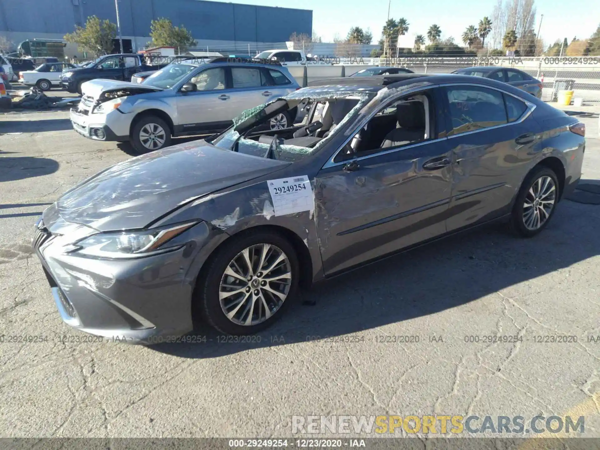 2 Photograph of a damaged car 58ABZ1B15KU026989 LEXUS ES 2019