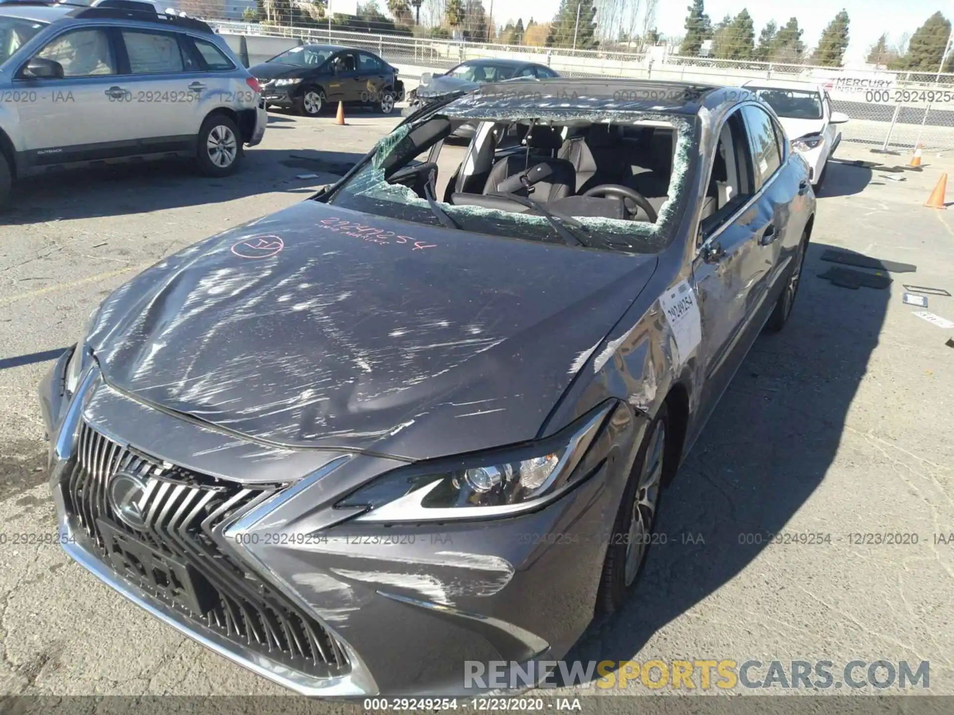 6 Photograph of a damaged car 58ABZ1B15KU026989 LEXUS ES 2019