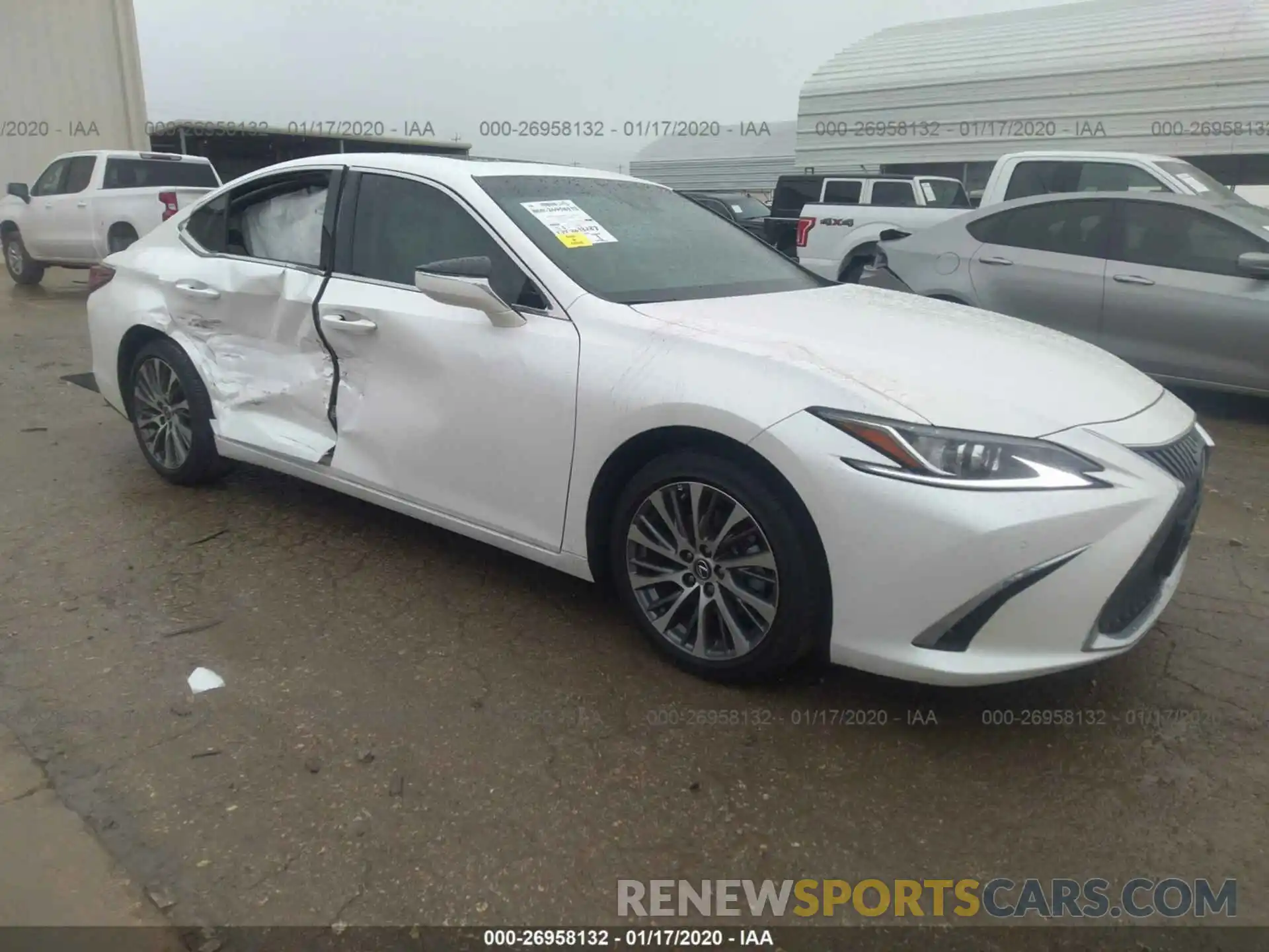 1 Photograph of a damaged car 58ABZ1B15KU027009 LEXUS ES 2019