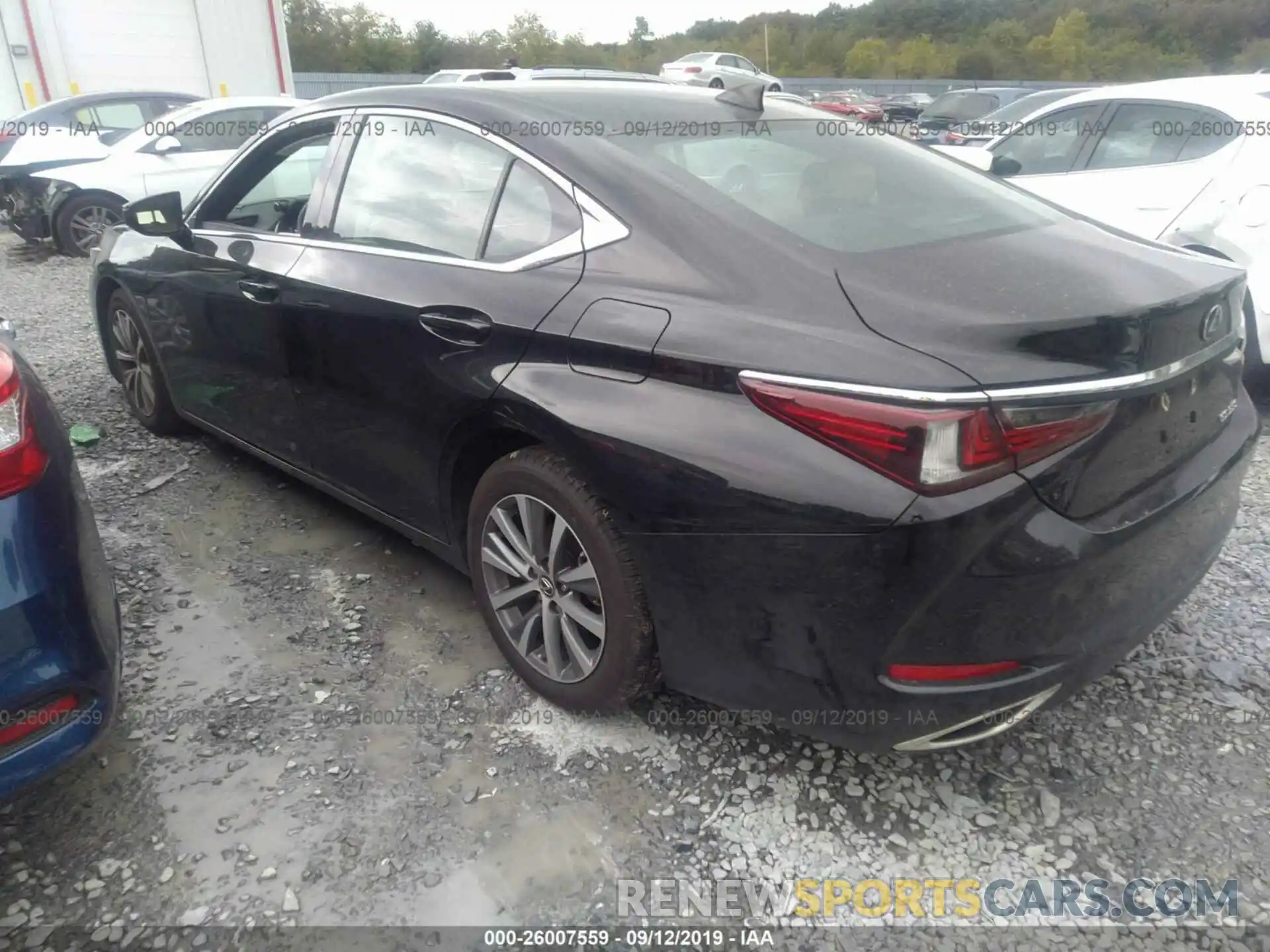 3 Photograph of a damaged car 58ABZ1B15KU029231 LEXUS ES 2019