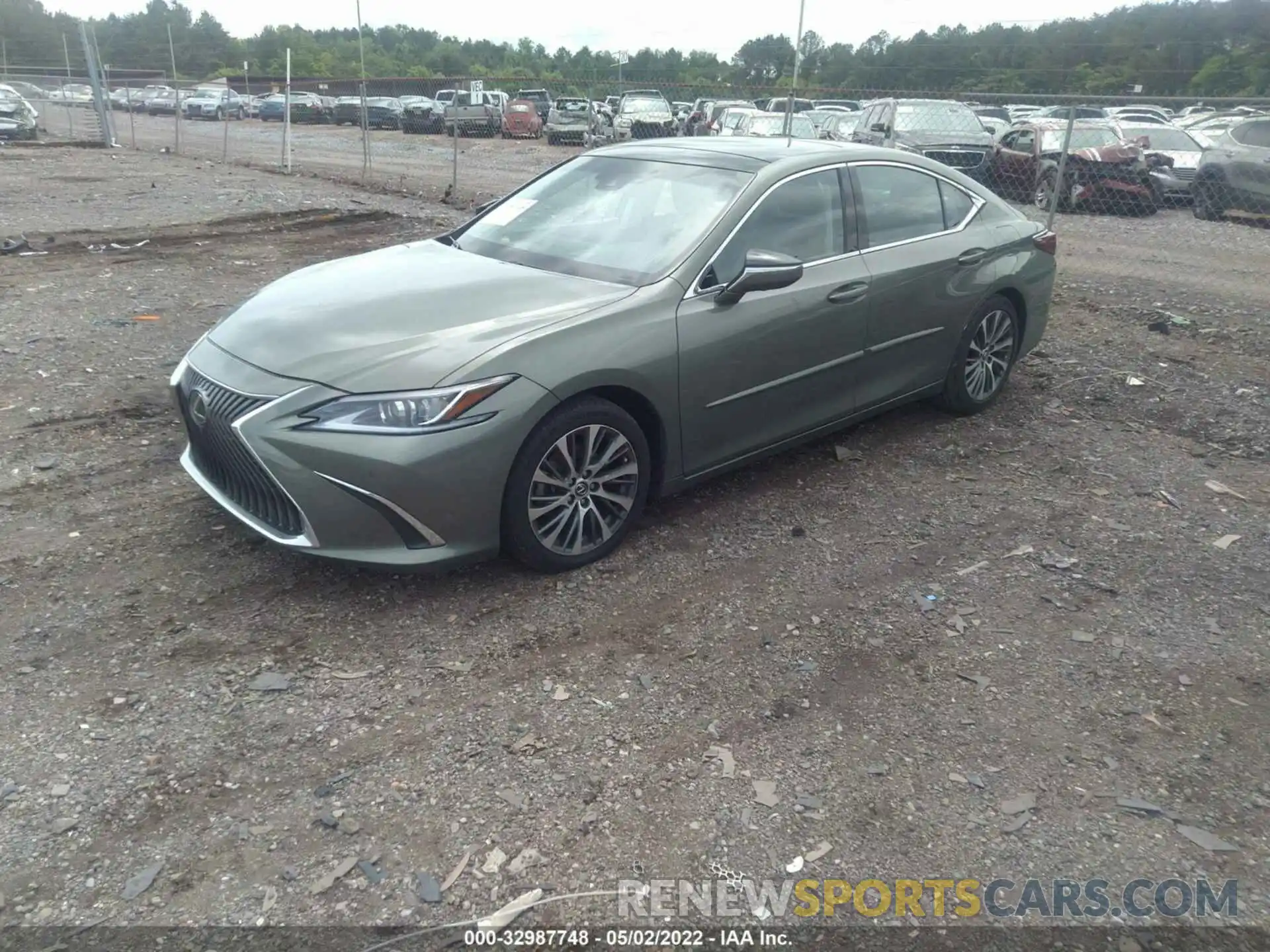 2 Фотография поврежденного автомобиля 58ABZ1B15KU030072 LEXUS ES 2019