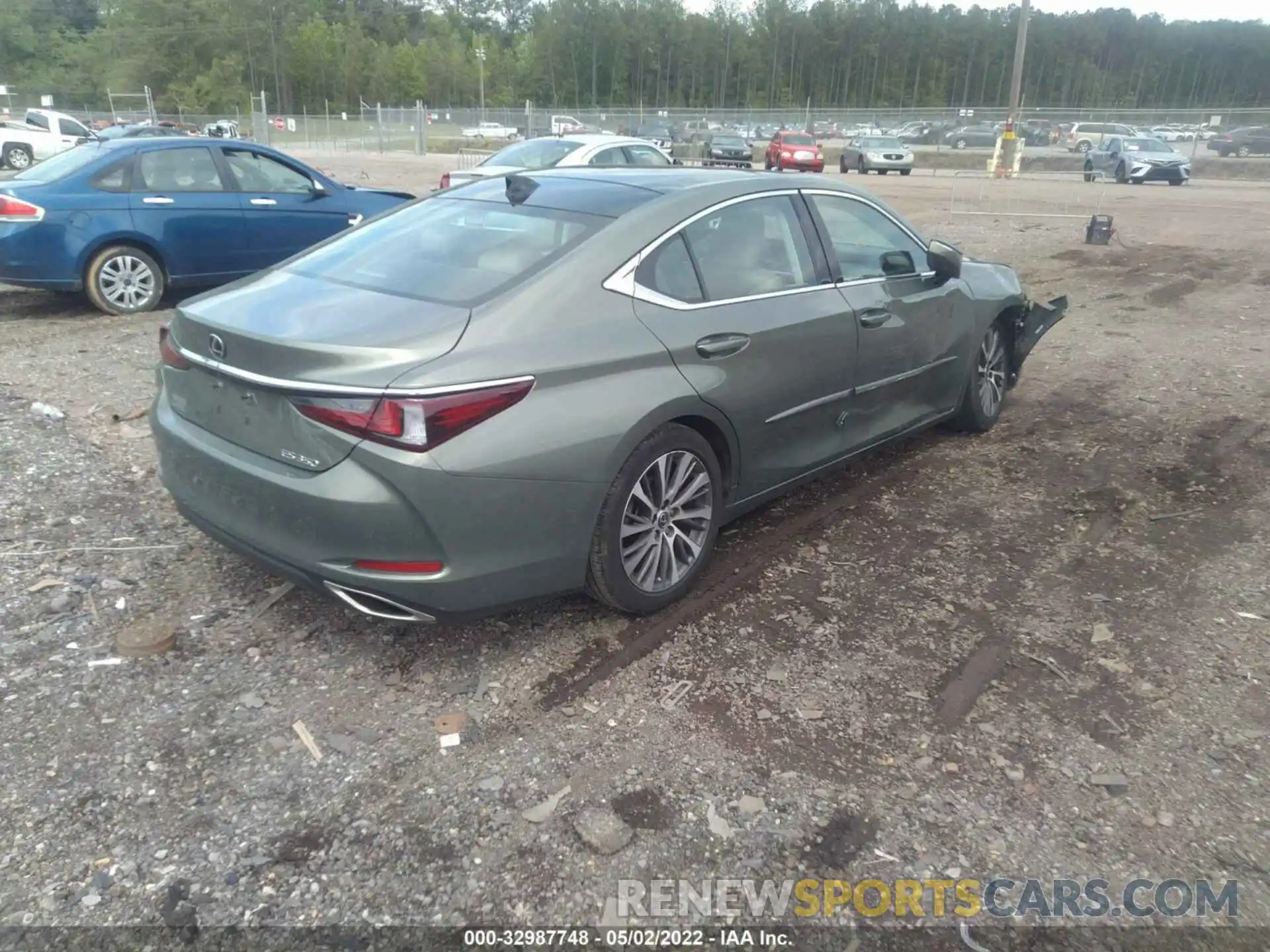 4 Фотография поврежденного автомобиля 58ABZ1B15KU030072 LEXUS ES 2019