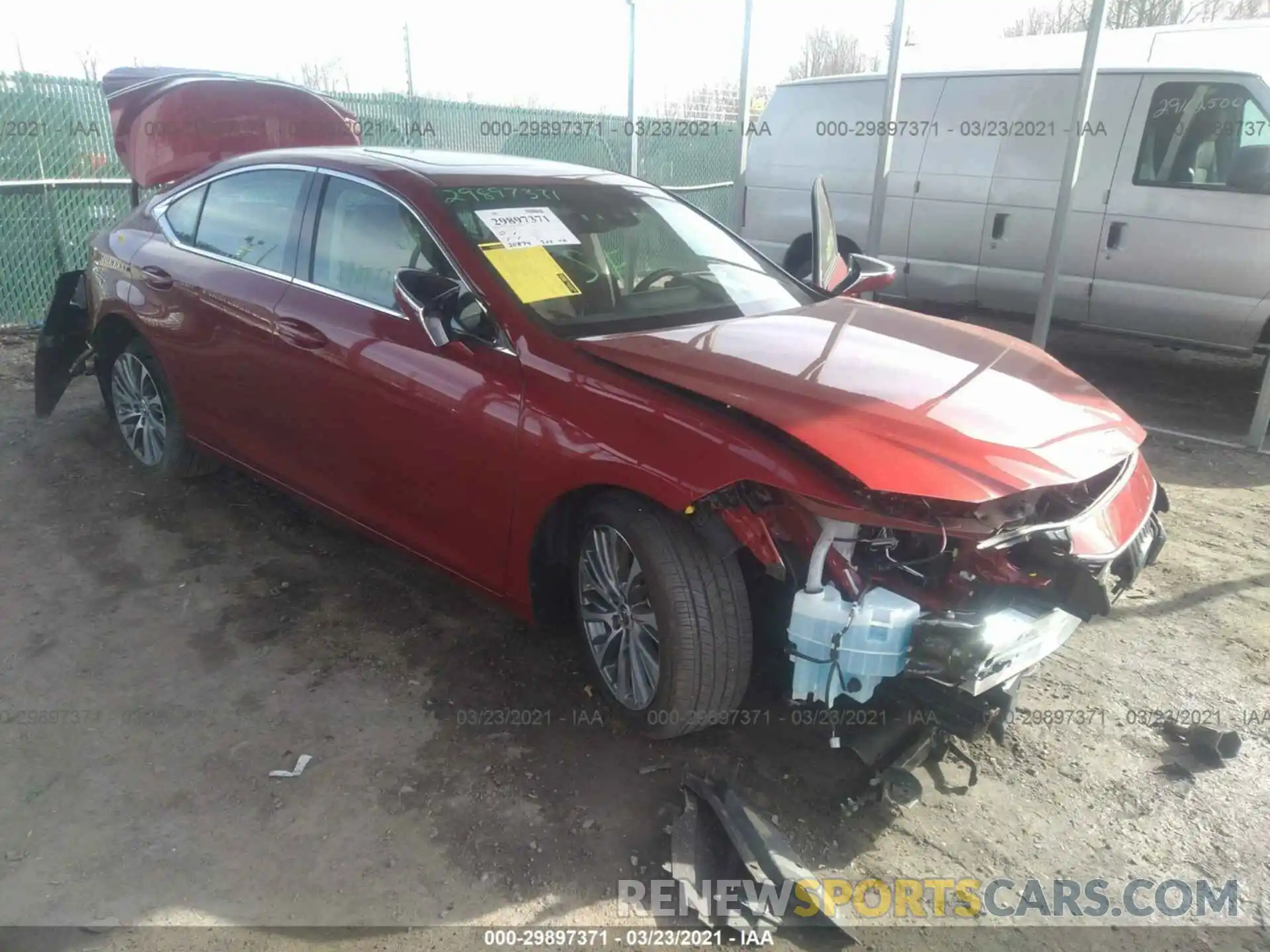 1 Photograph of a damaged car 58ABZ1B15KU030167 LEXUS ES 2019