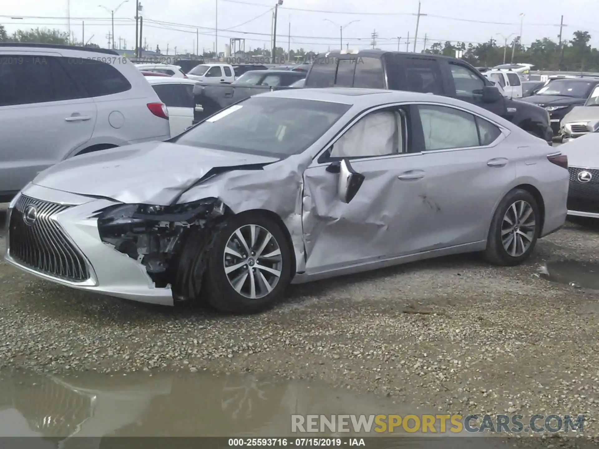 6 Photograph of a damaged car 58ABZ1B15KU037944 LEXUS ES 2019