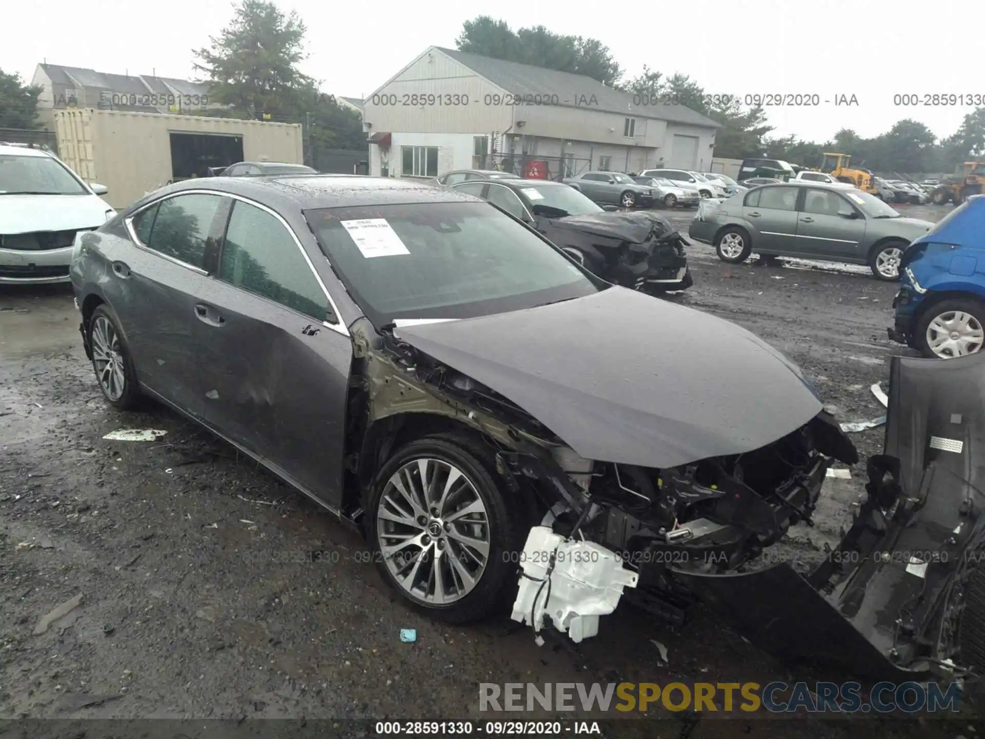 1 Photograph of a damaged car 58ABZ1B15KU039791 LEXUS ES 2019